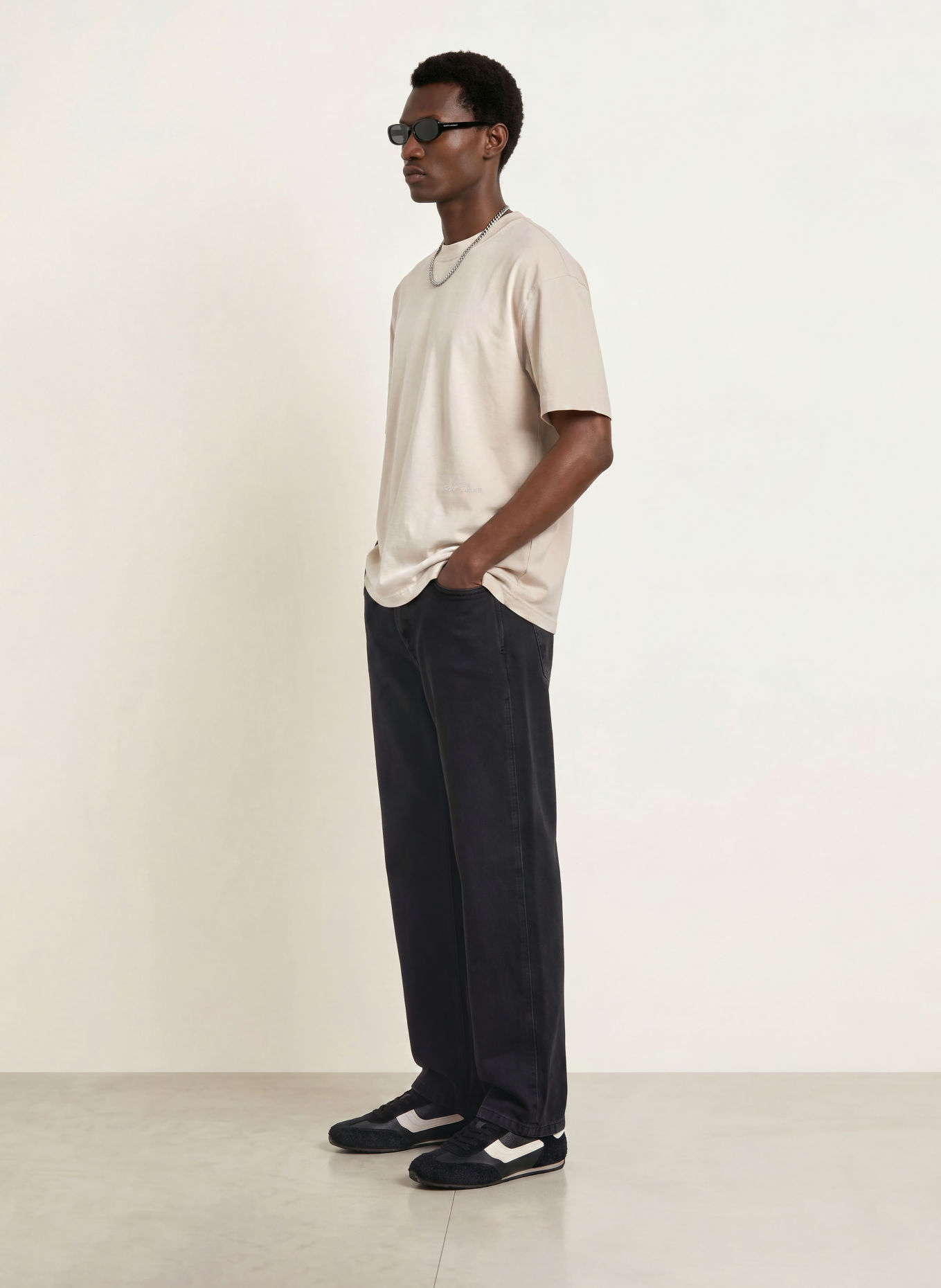 ALLSAINTS MADDOX T-shirt: BEIGE