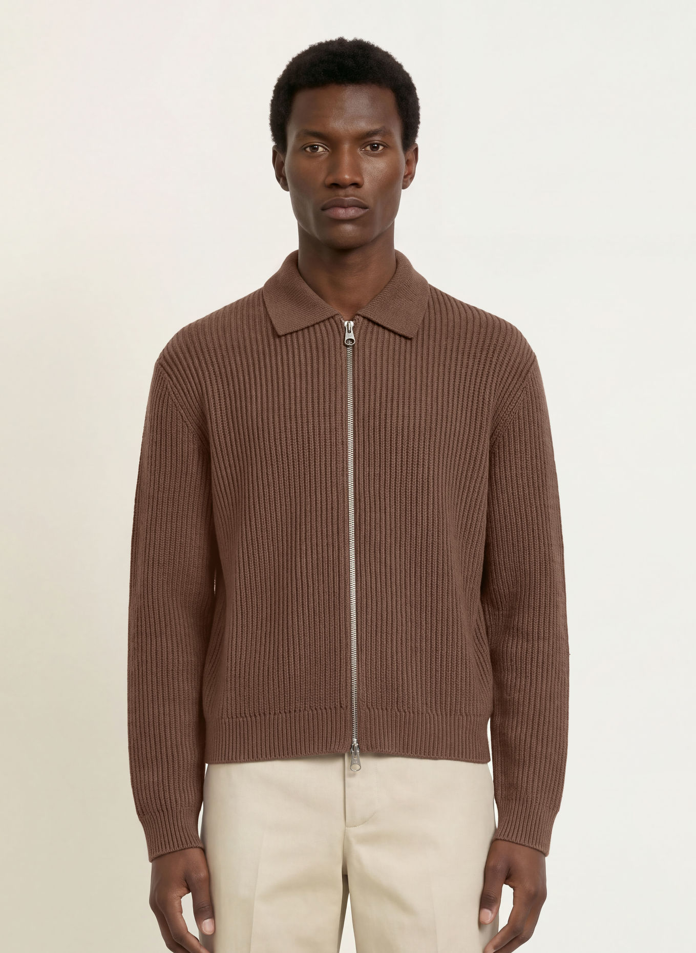 ARKET Vest: MARRON FONCÉ