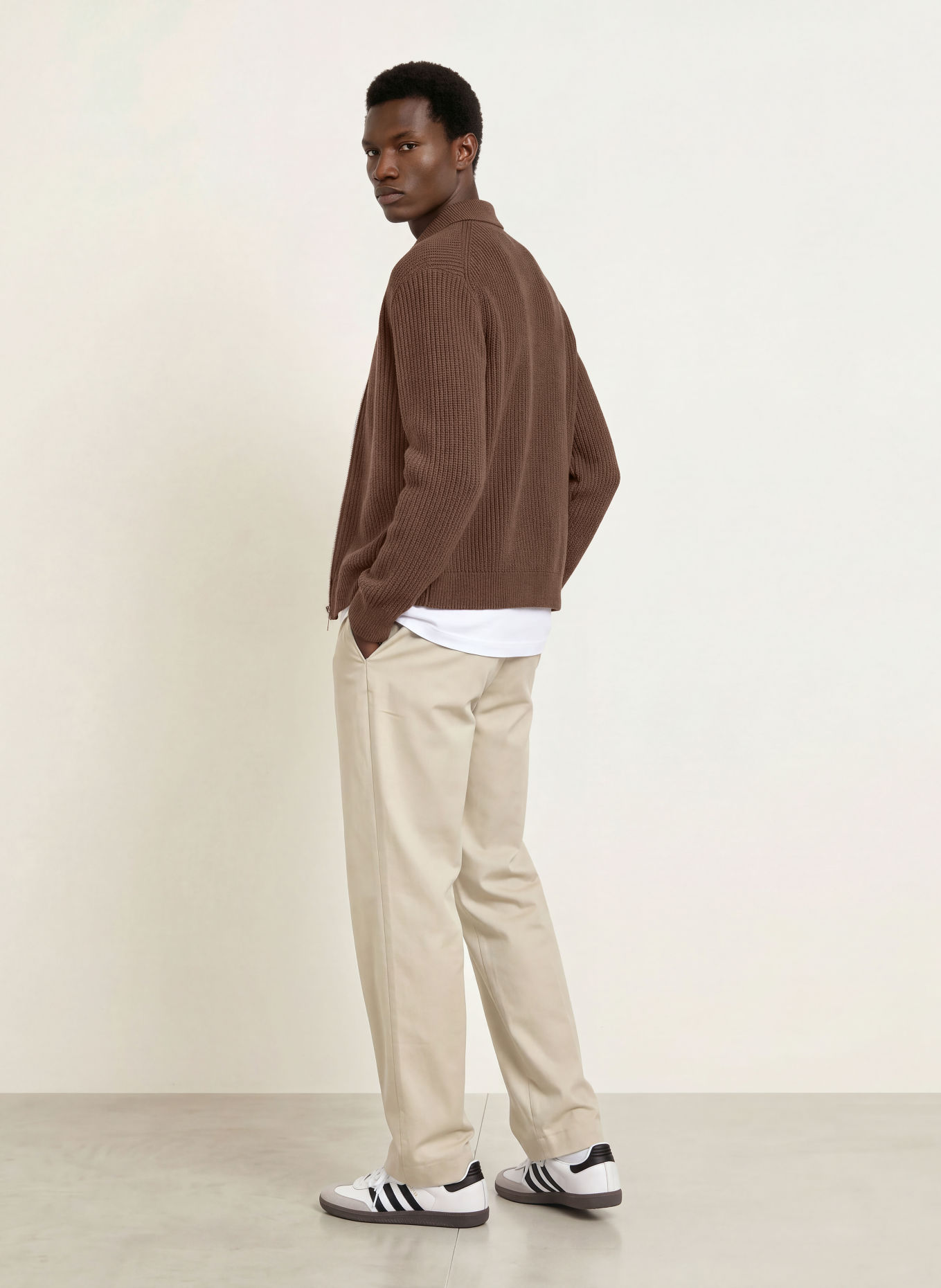 ARKET Vest: MARRON FONCÉ