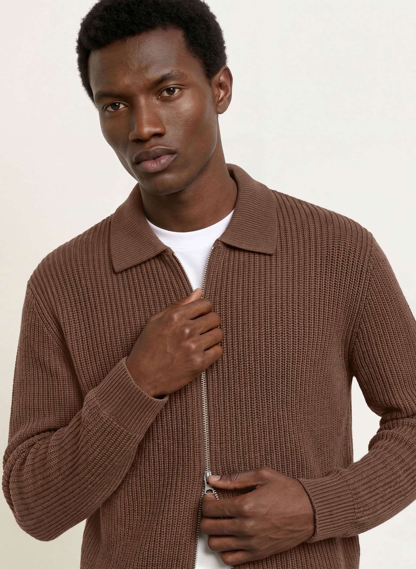 ARKET Vest: MARRON FONCÉ
