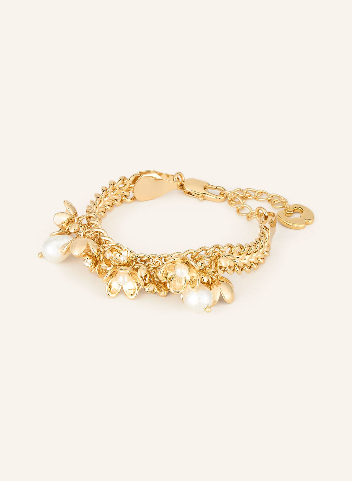 maje Armband: GOLD / WEISS