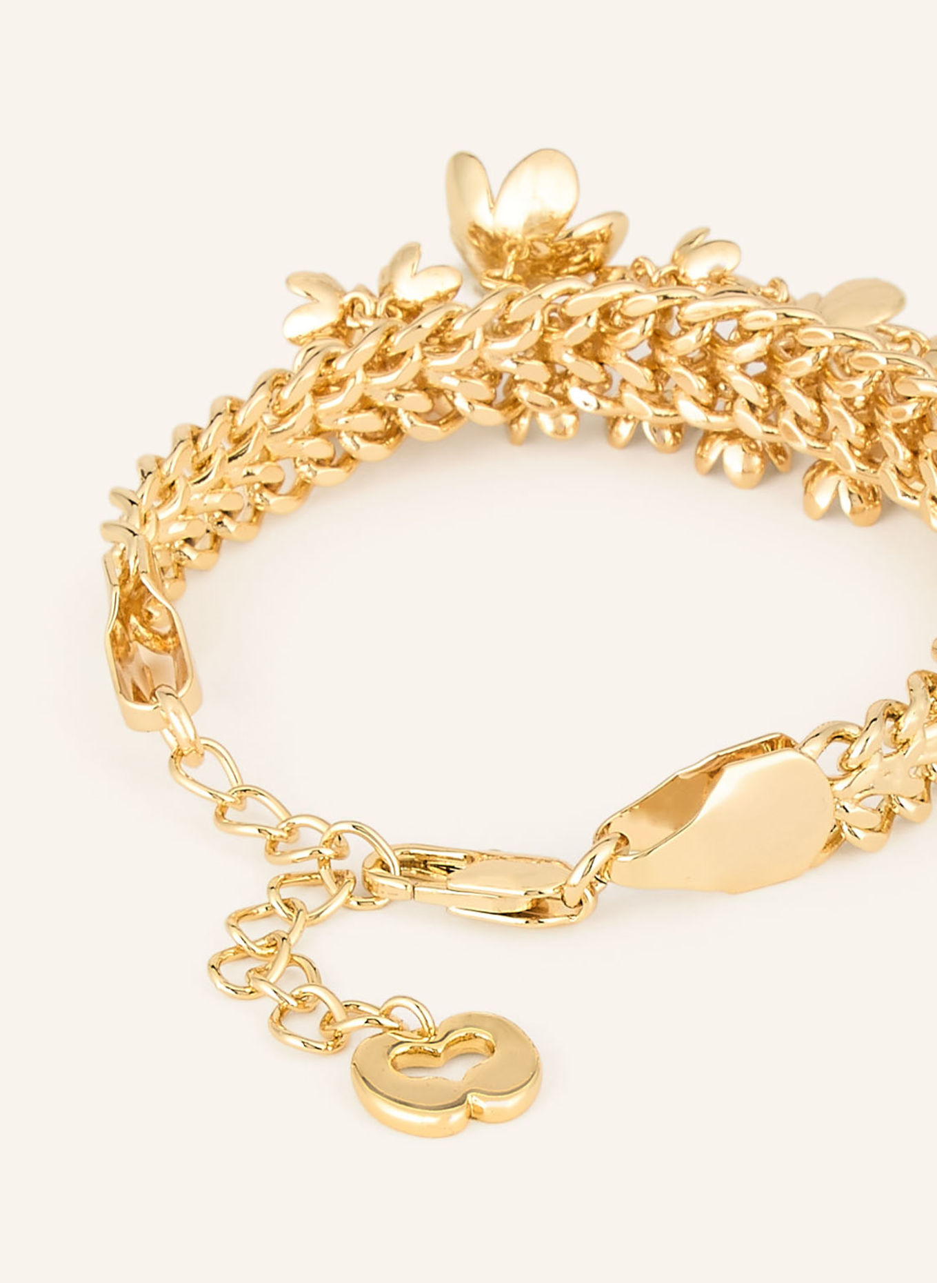 maje Armband: GOLD / WEISS