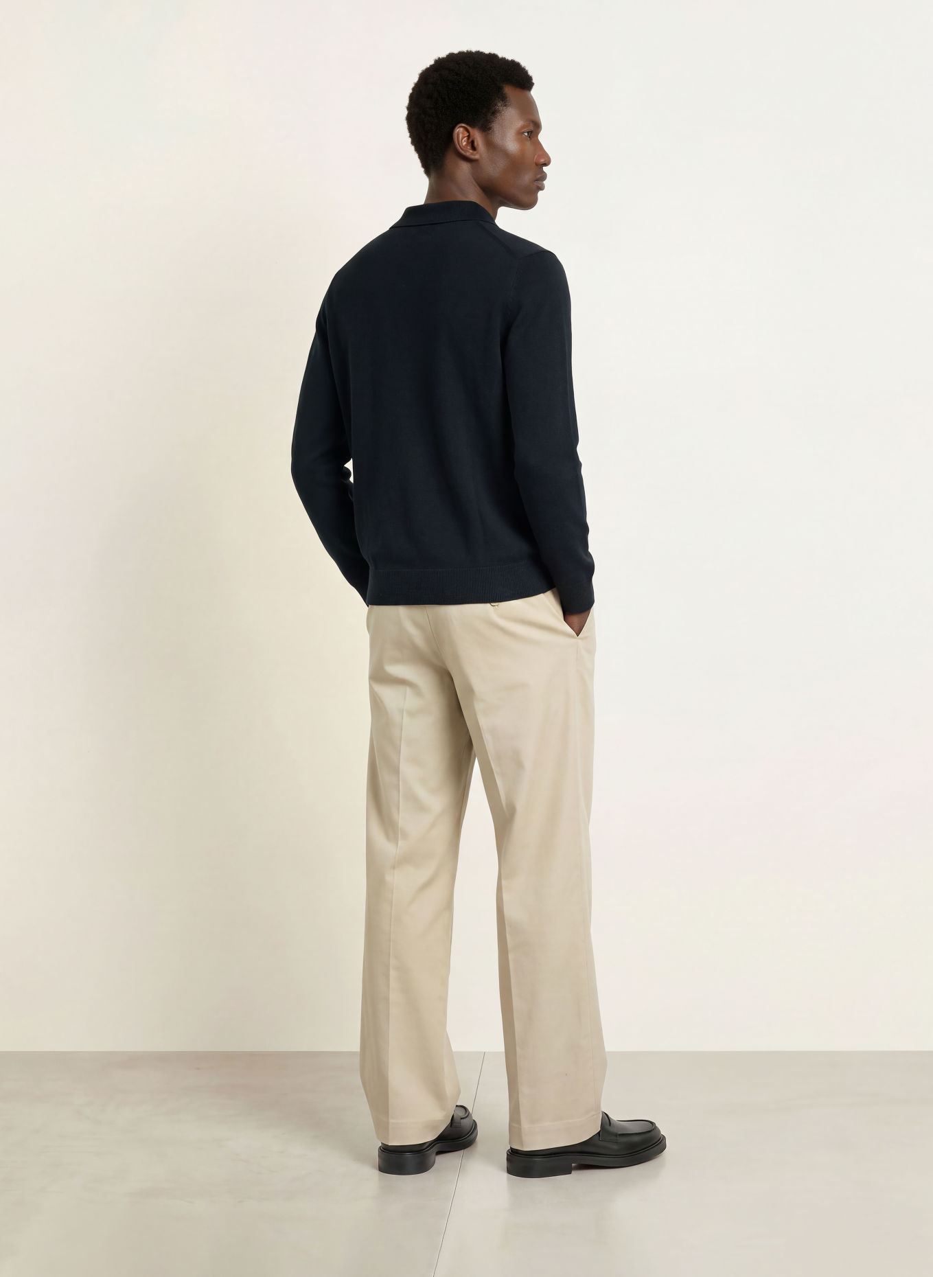 ARKET Kashmir-Pullover: MØRKEBLÅ