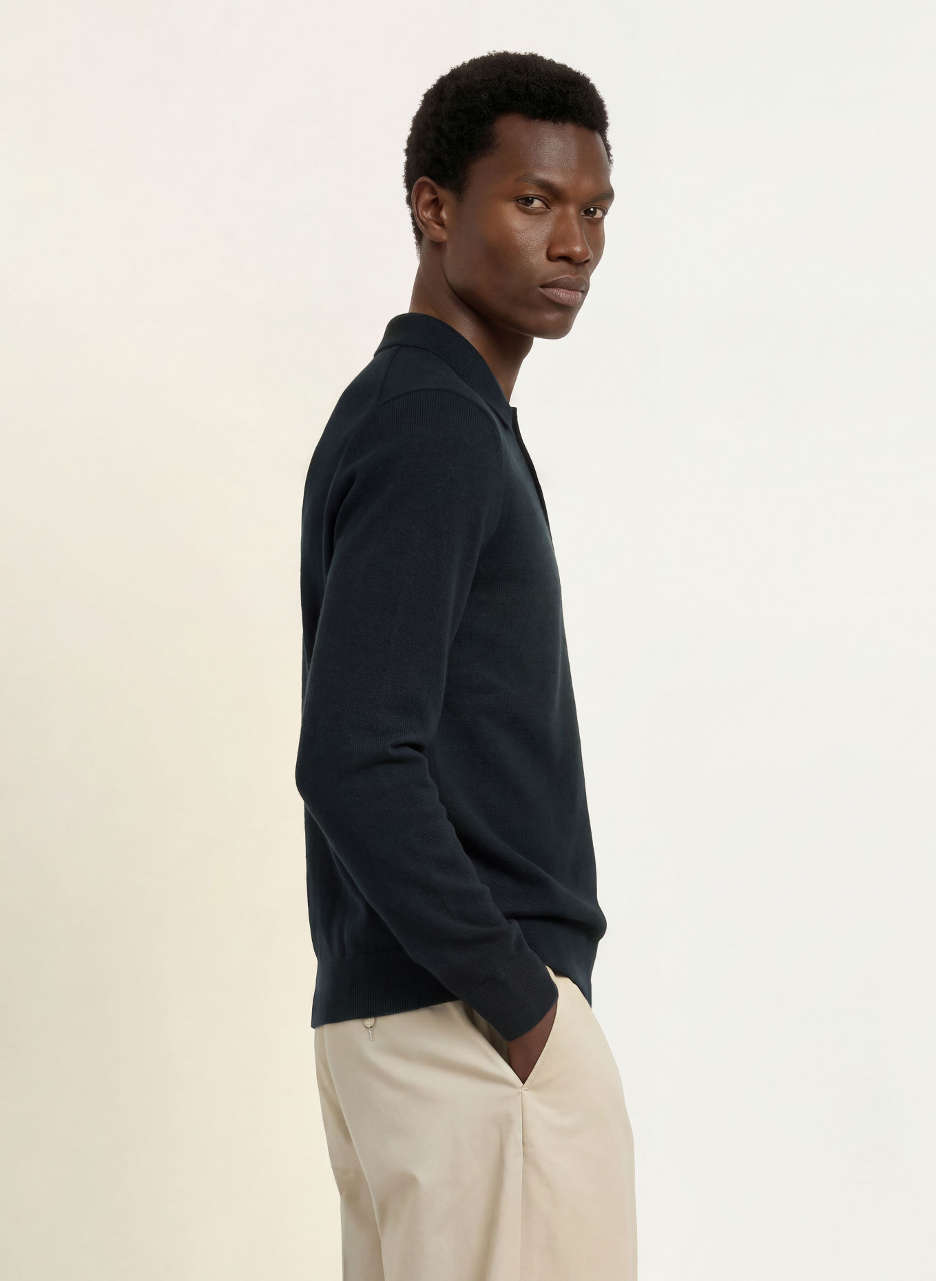 ARKET Kashmir-Pullover: MØRKEBLÅ