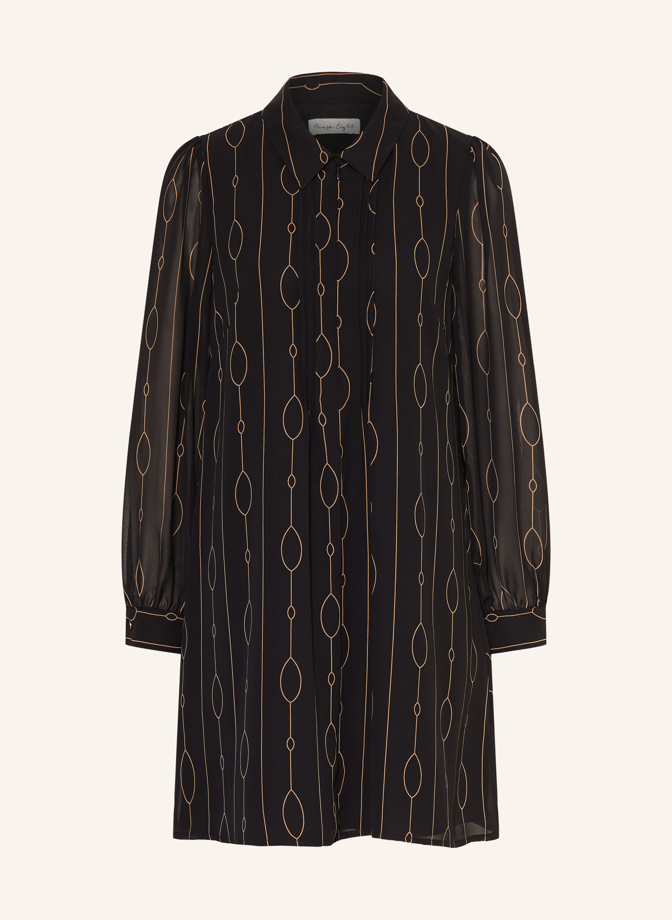 Phase Eight CANDICE Dress: BLACK / LIGHT BROWN