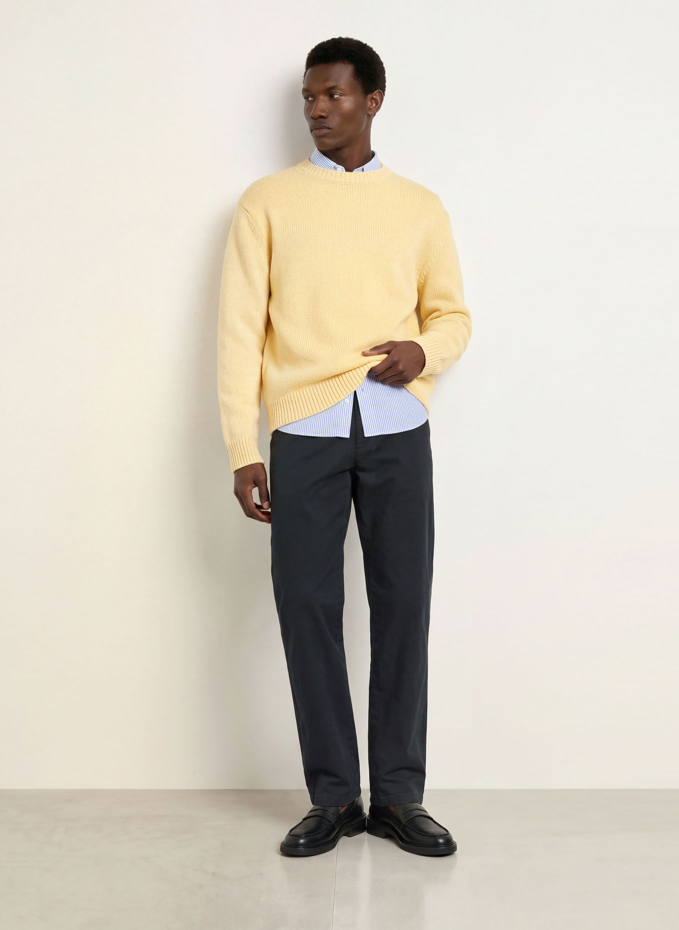 ARKET Chinos EMORY Regular Fit: MØRKEBLÅ