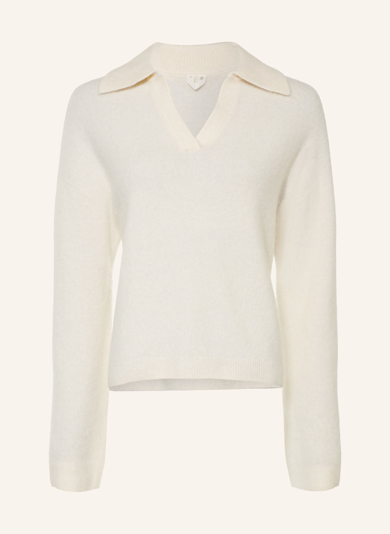 ARKET Pullover mit Alpaka: WEISS