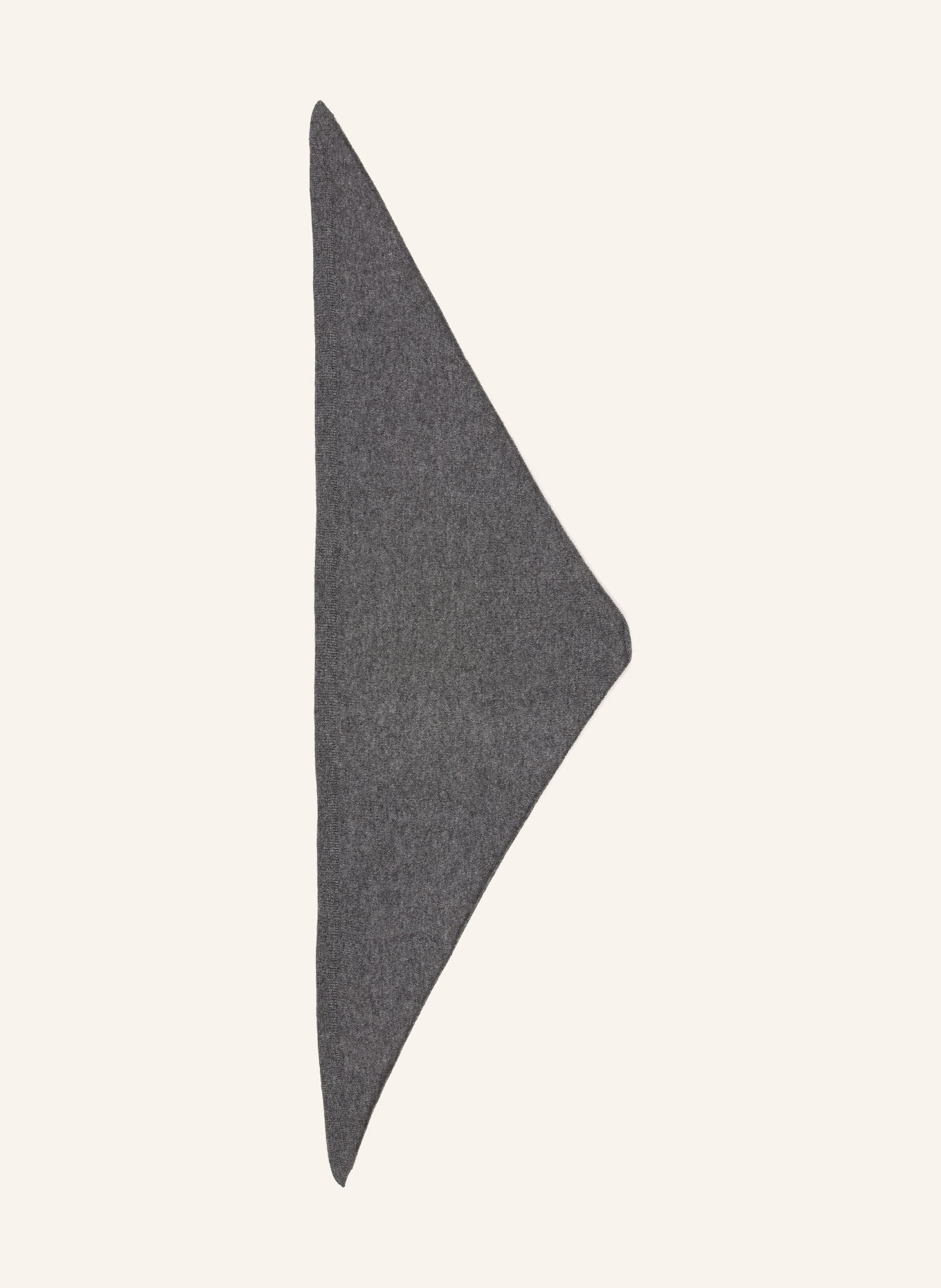 ARKET Cashmere triangular scarf: GRAY