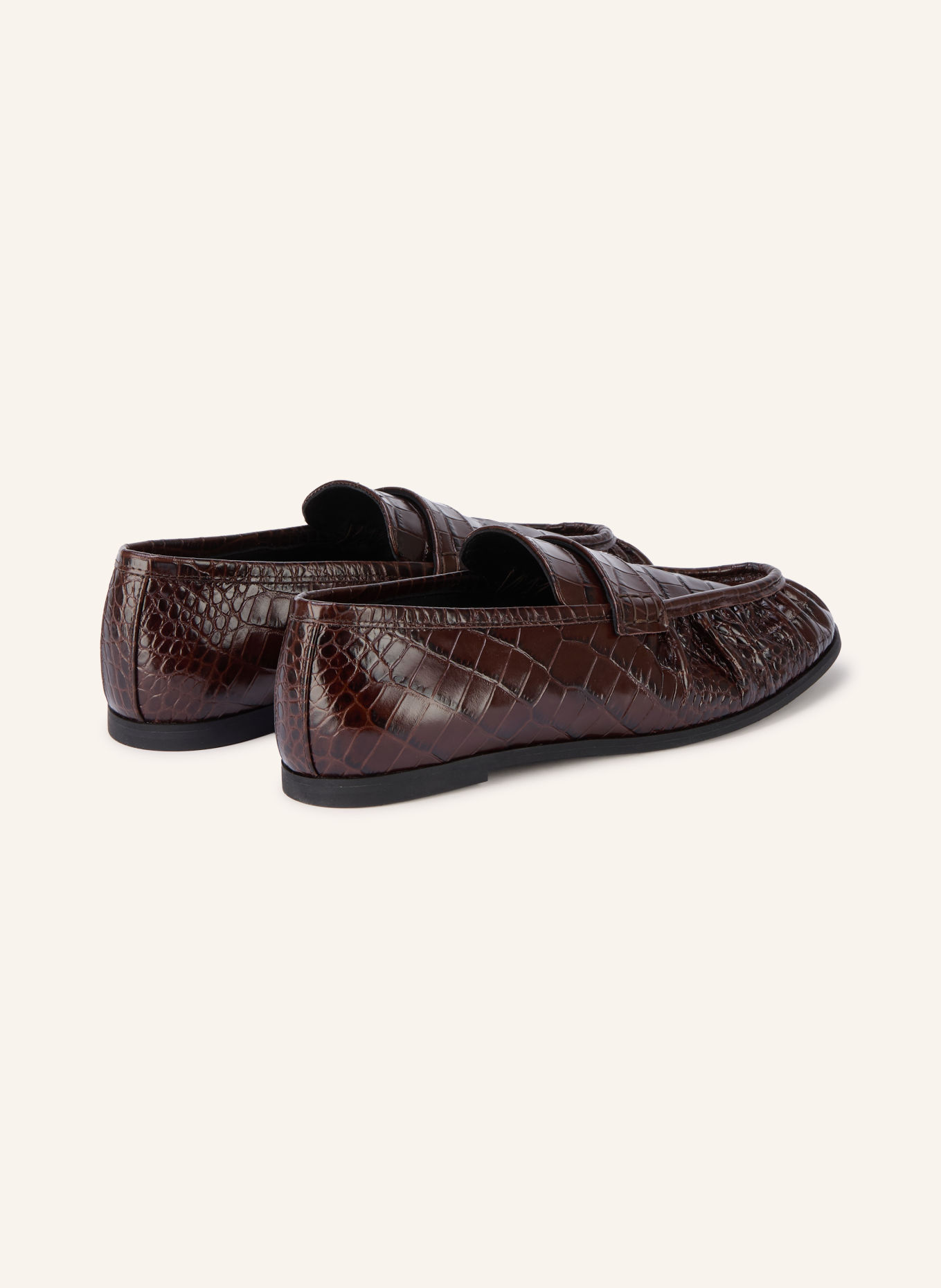 ARKET Penny loafer: DARK BROWN