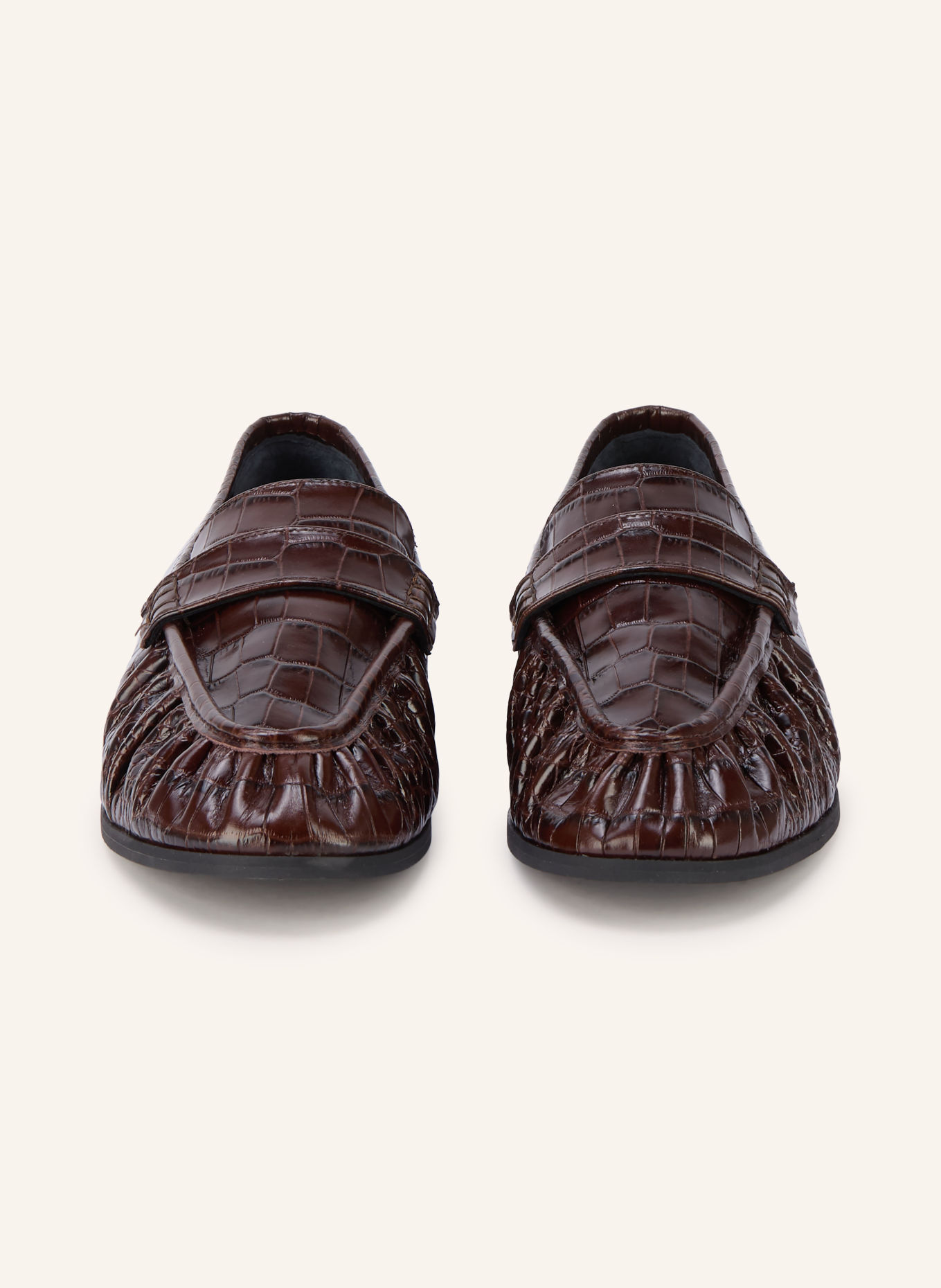 ARKET Penny loafer: DARK BROWN