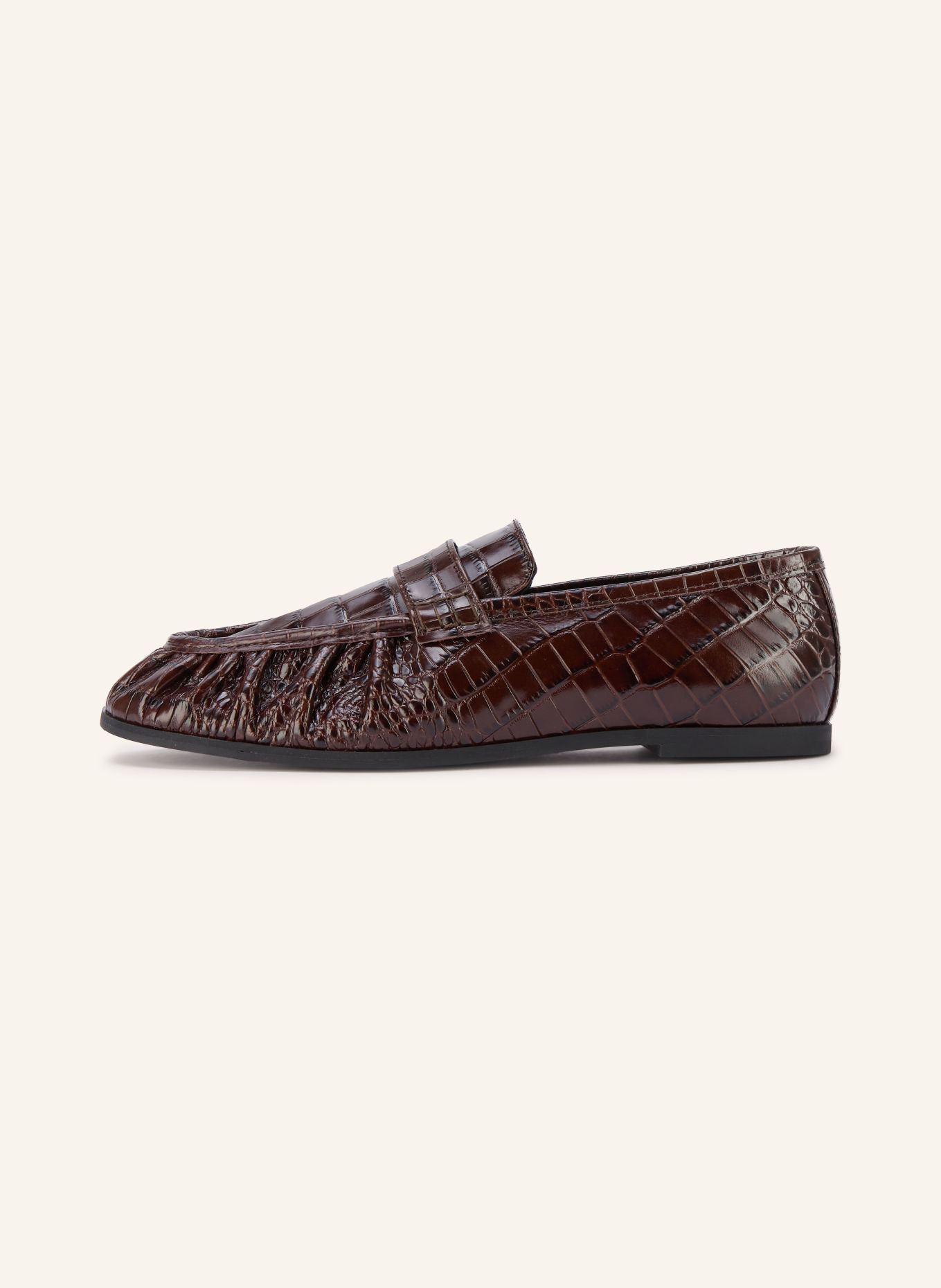 ARKET Penny loafer: DARK BROWN