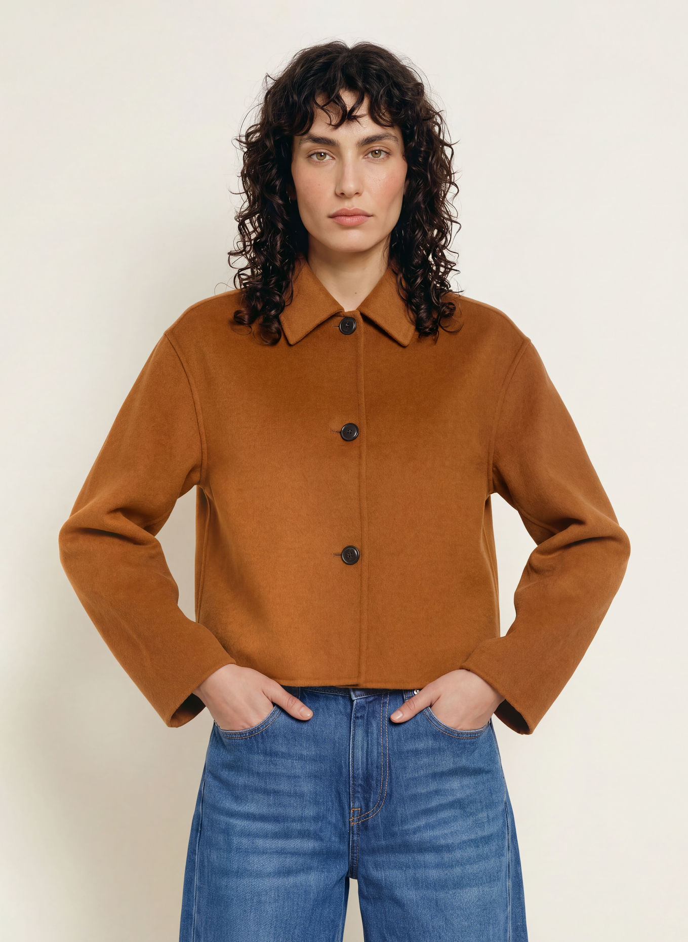 ARKET Overjacket: COGNAC