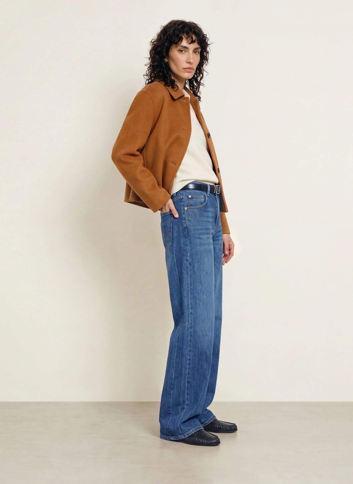 ARKET Overjacket: COGNAC