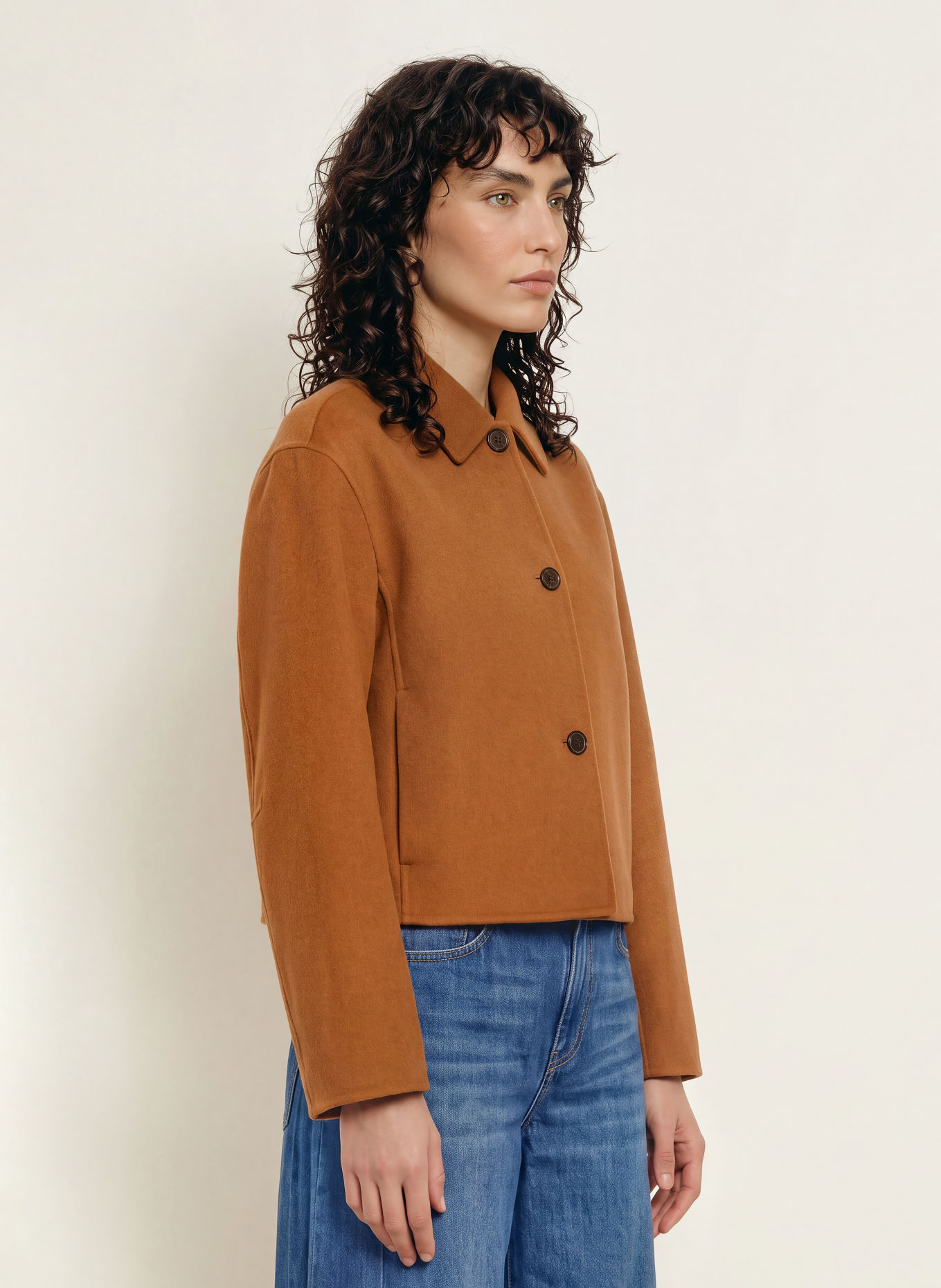 ARKET Overjacket: COGNAC
