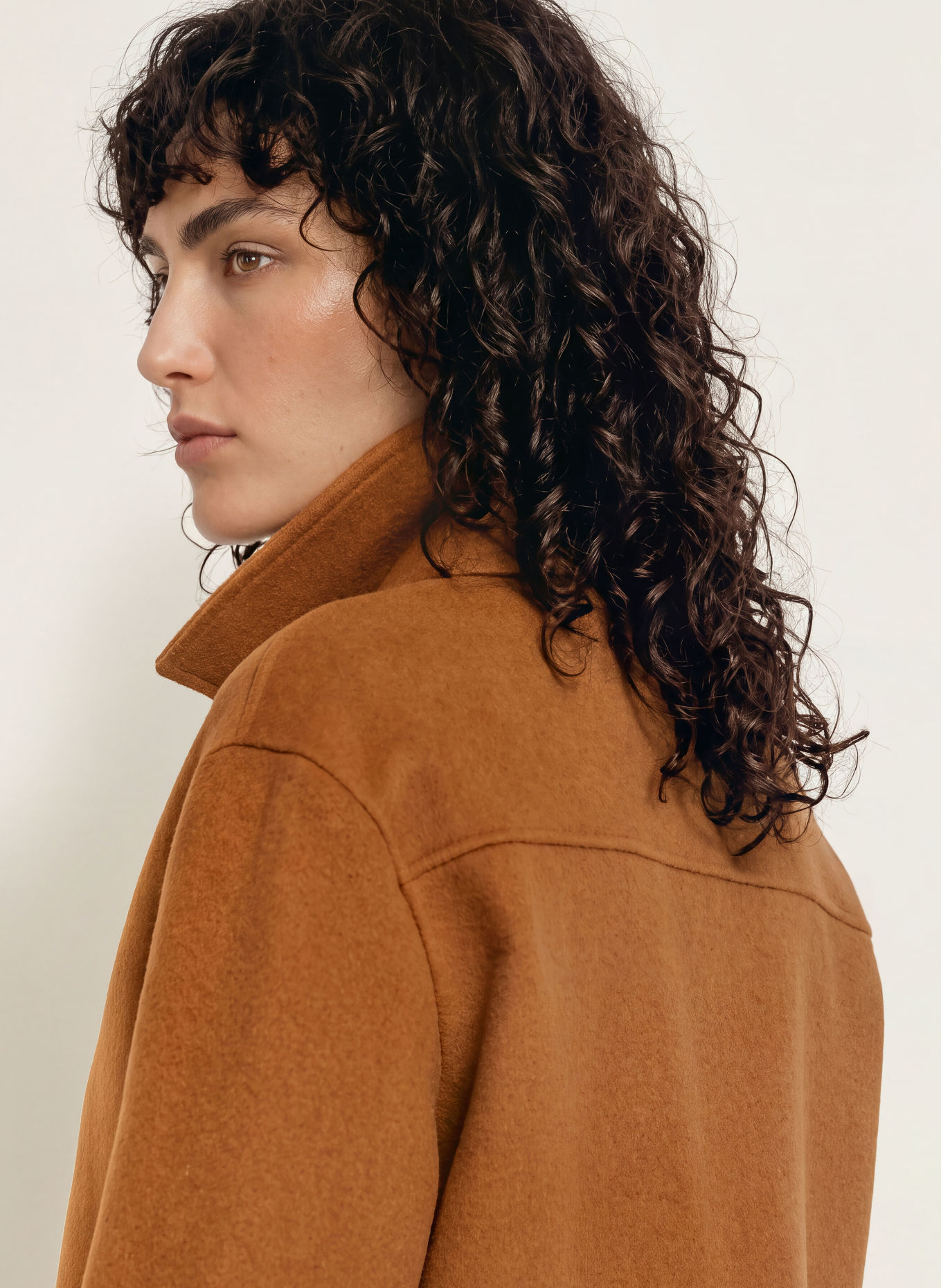 ARKET Overjacket: COGNAC