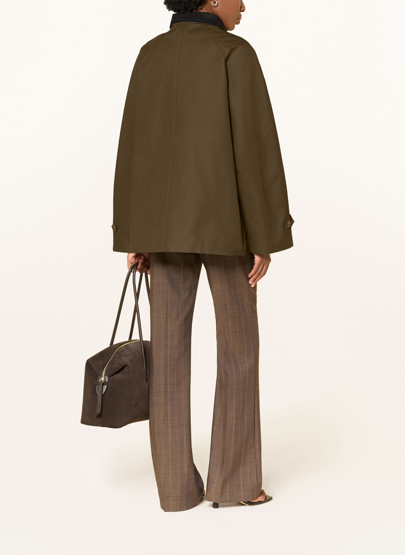 ARKET Jacket: DARK BROWN