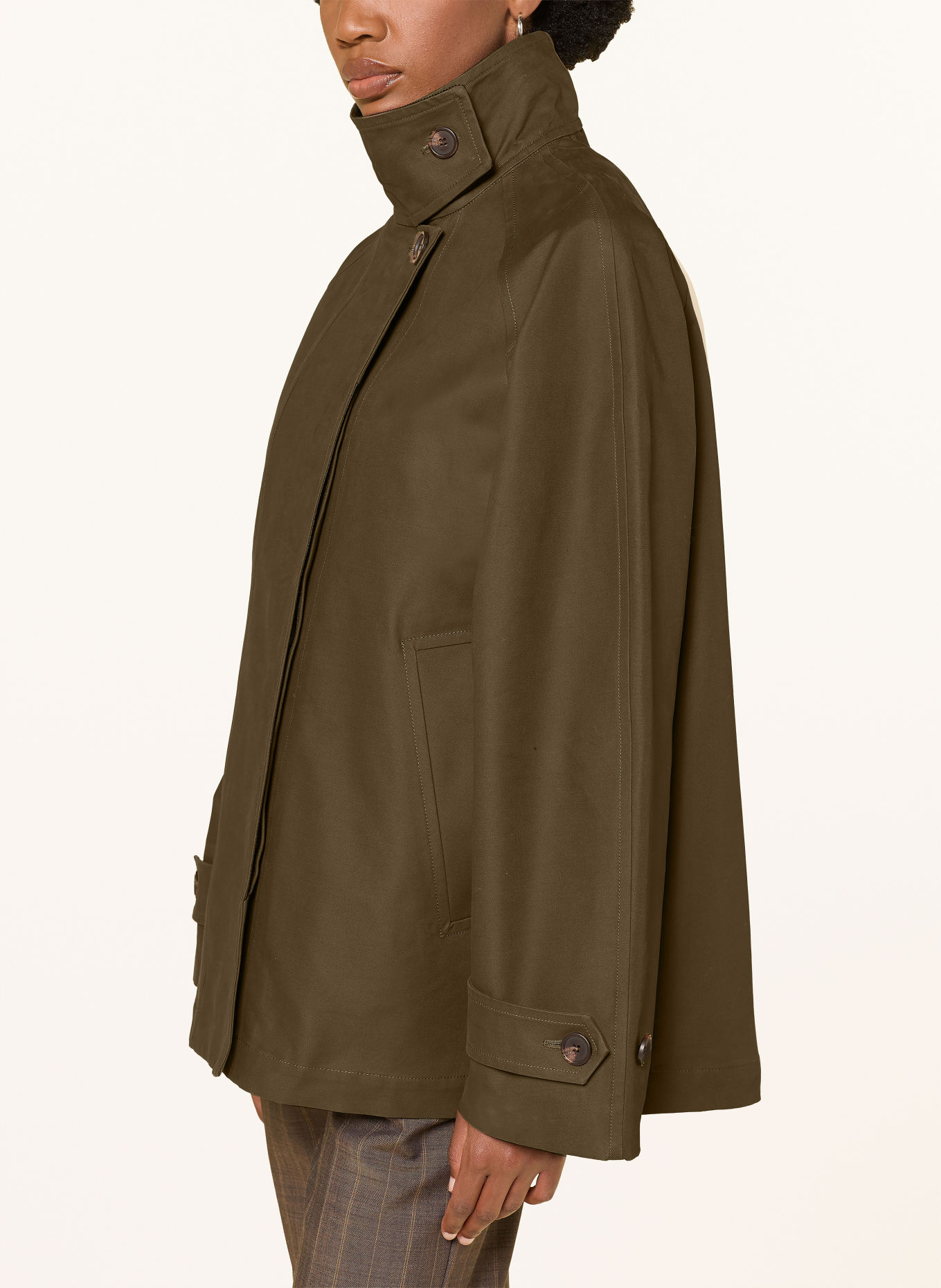 ARKET Jacket: DARK BROWN