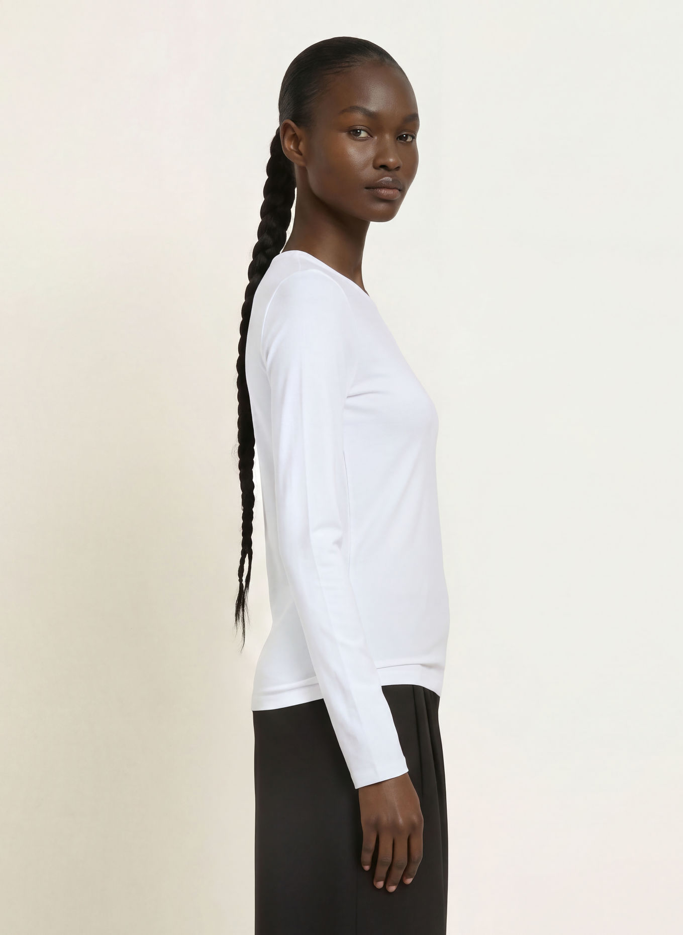 ARKET Longsleeve: WEISS