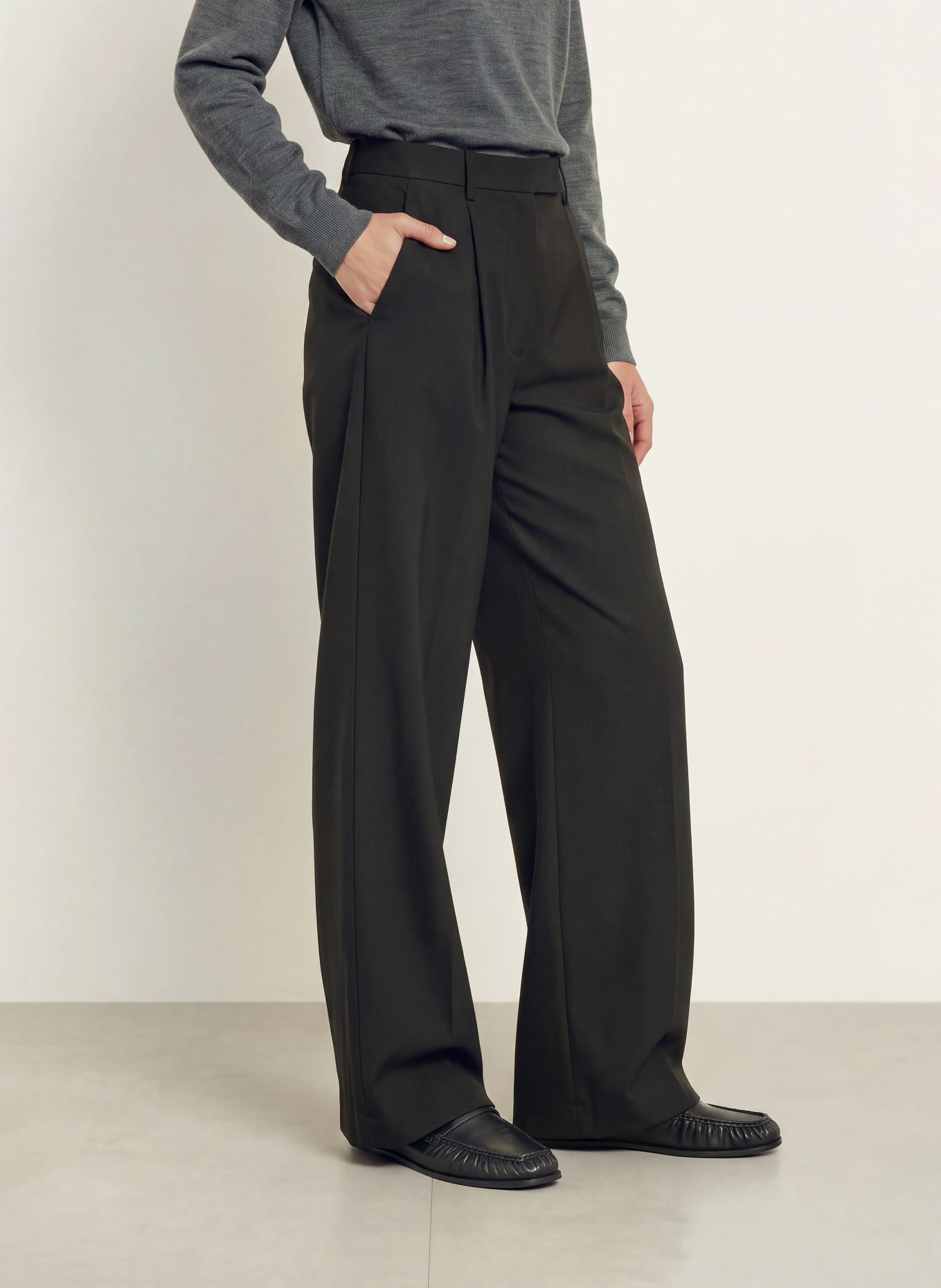 ARKET Marlenehose SALLY AGNELLA: SCHWARZ