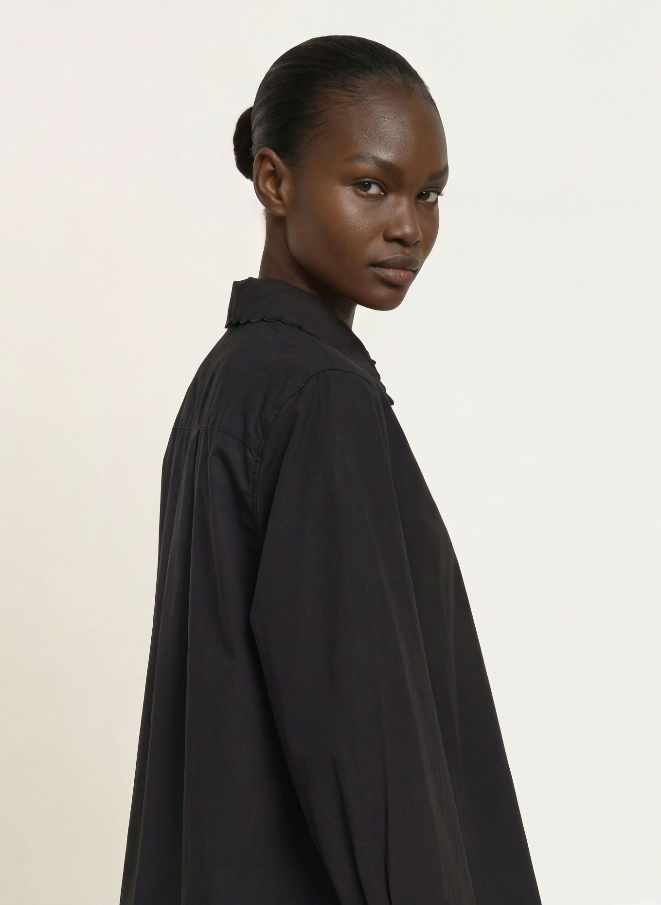 ARKET Shirt blouse: BLACK