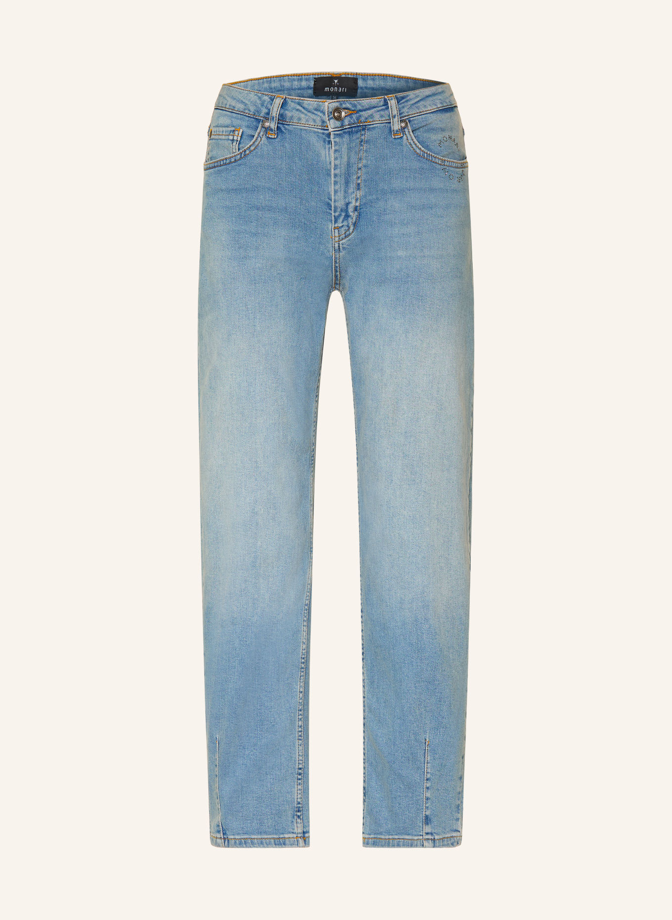 monari Barrel džíny s ozdobnými kamínky: 750 jeans