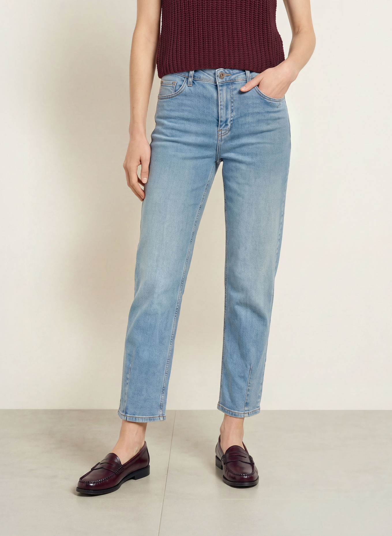 monari Barrel džíny s ozdobnými kamínky: 750 jeans