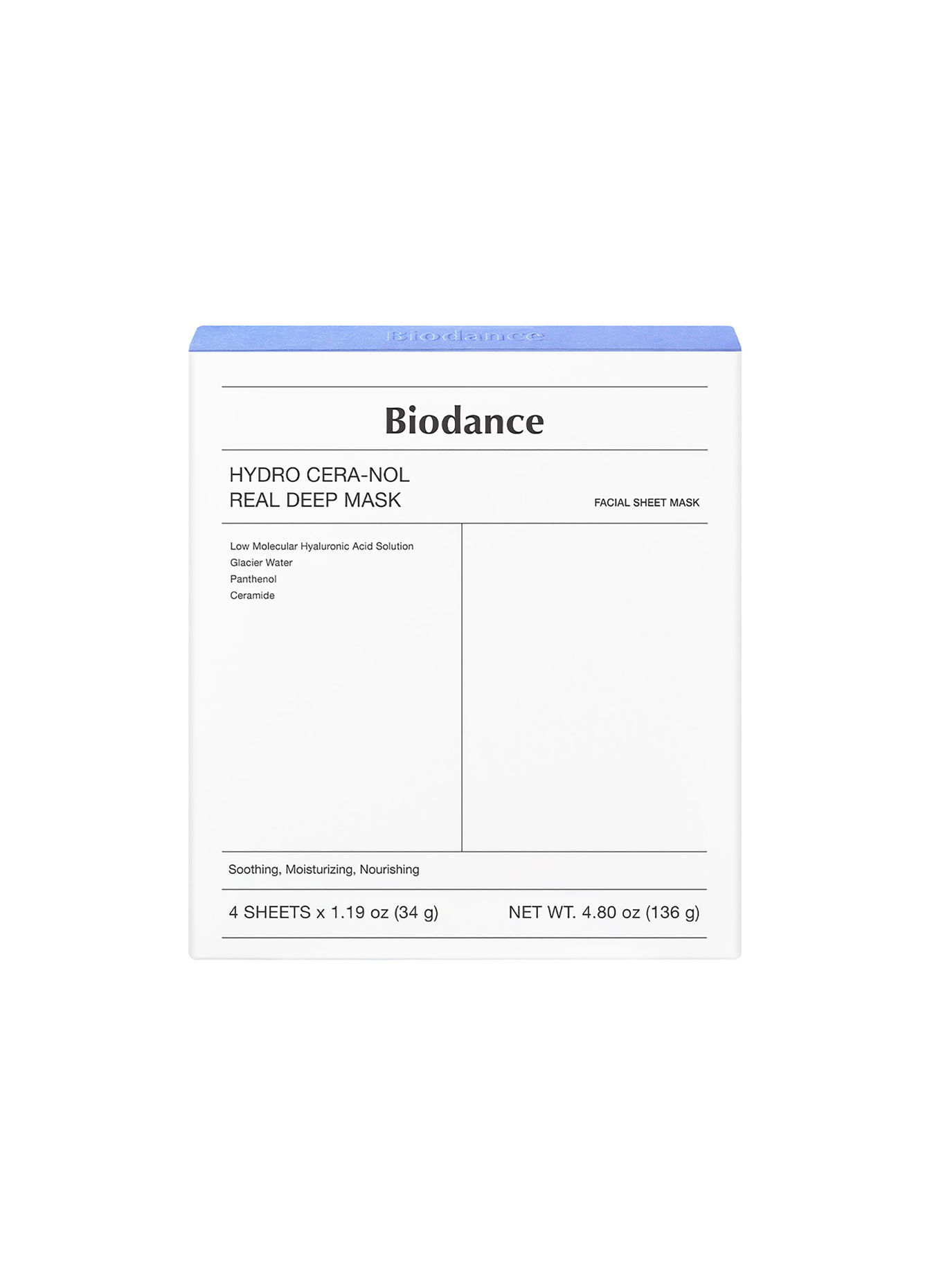 BIODANCE HYDRO CERA-NOL REAL DEEP MASK