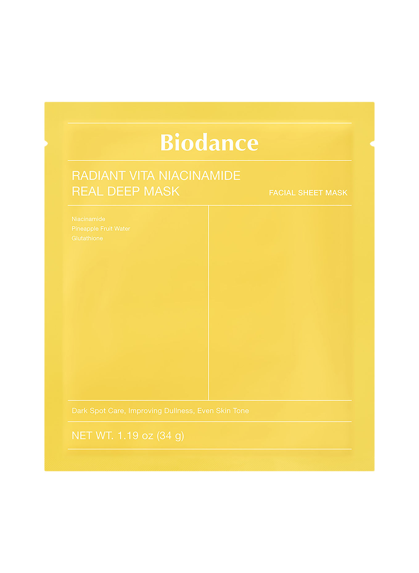 BIODANCE RADIANT VITA NIACINAMIDE REAL DEEP MASK