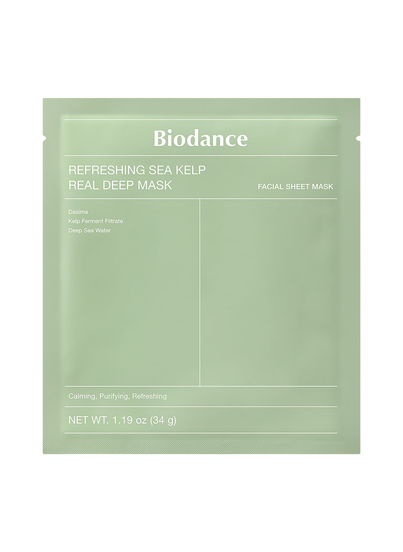 BIODANCE REFRESHING SEA KELP REAL DEEP MASK