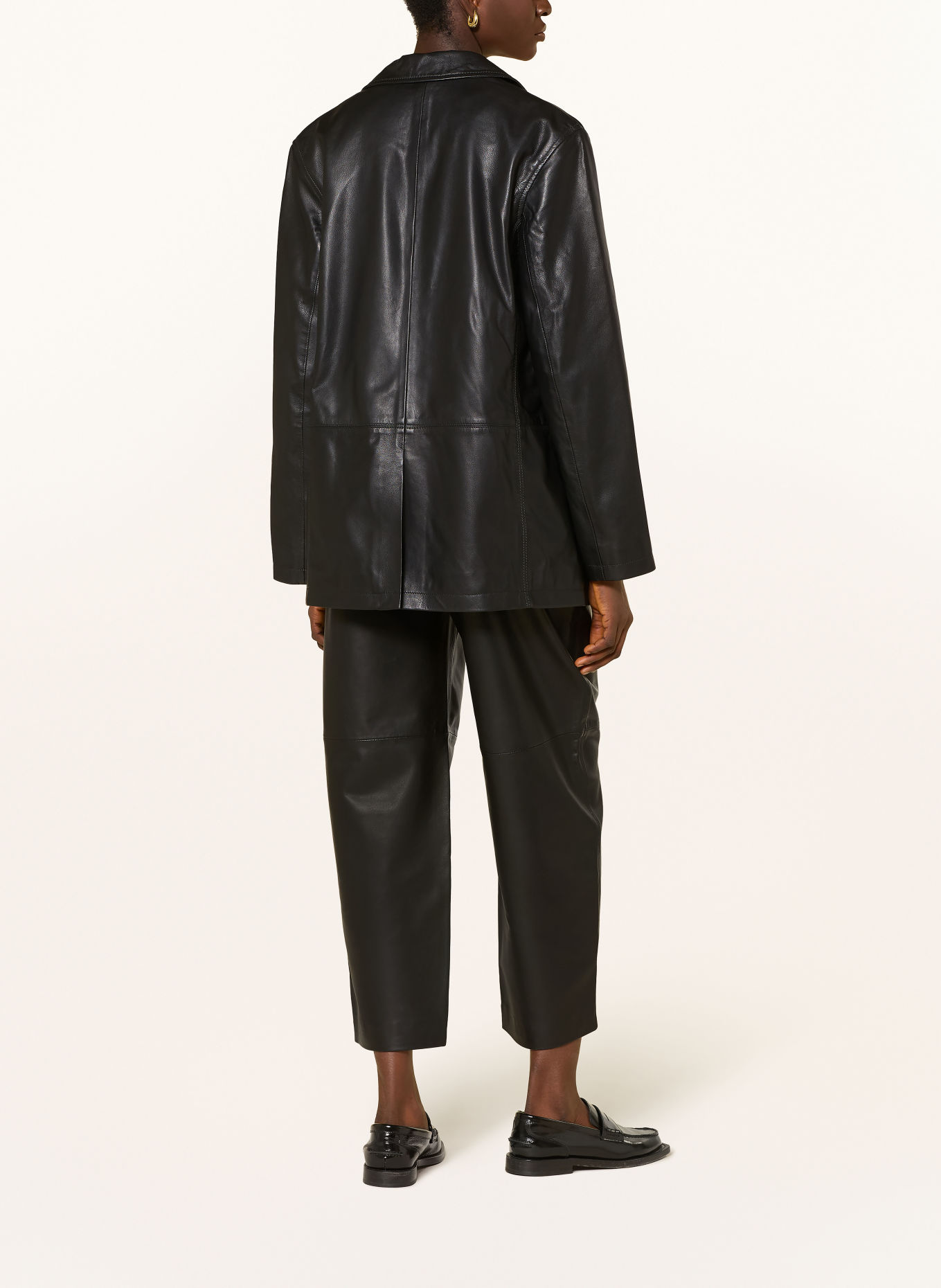 Marc O'Polo Leather blazers: BLACK