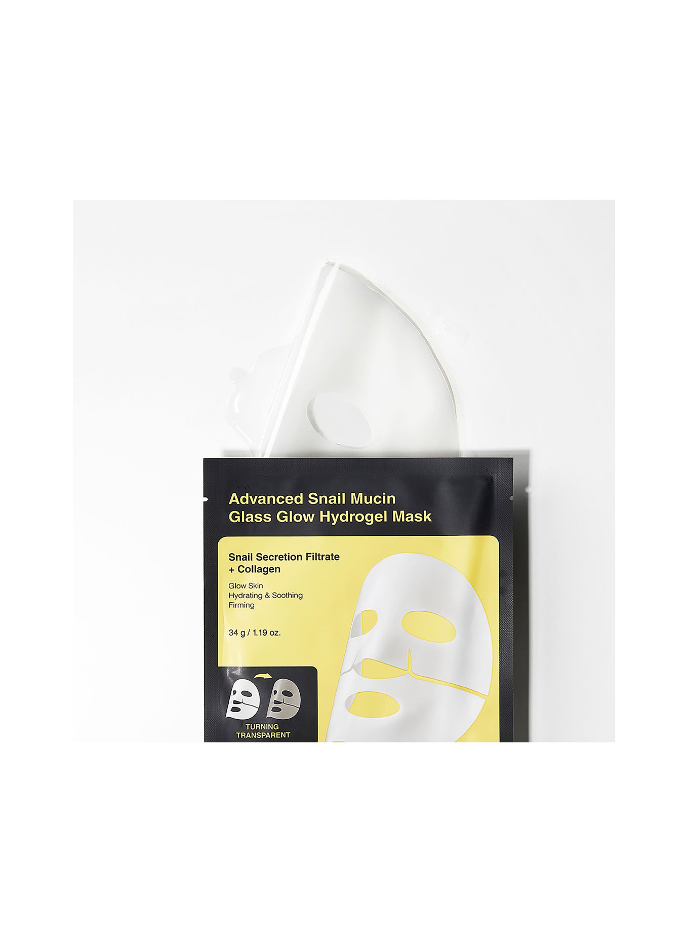COSRX ADVANCED SNAIL MUCIN GLASS GLOW HYDROGEL MASK