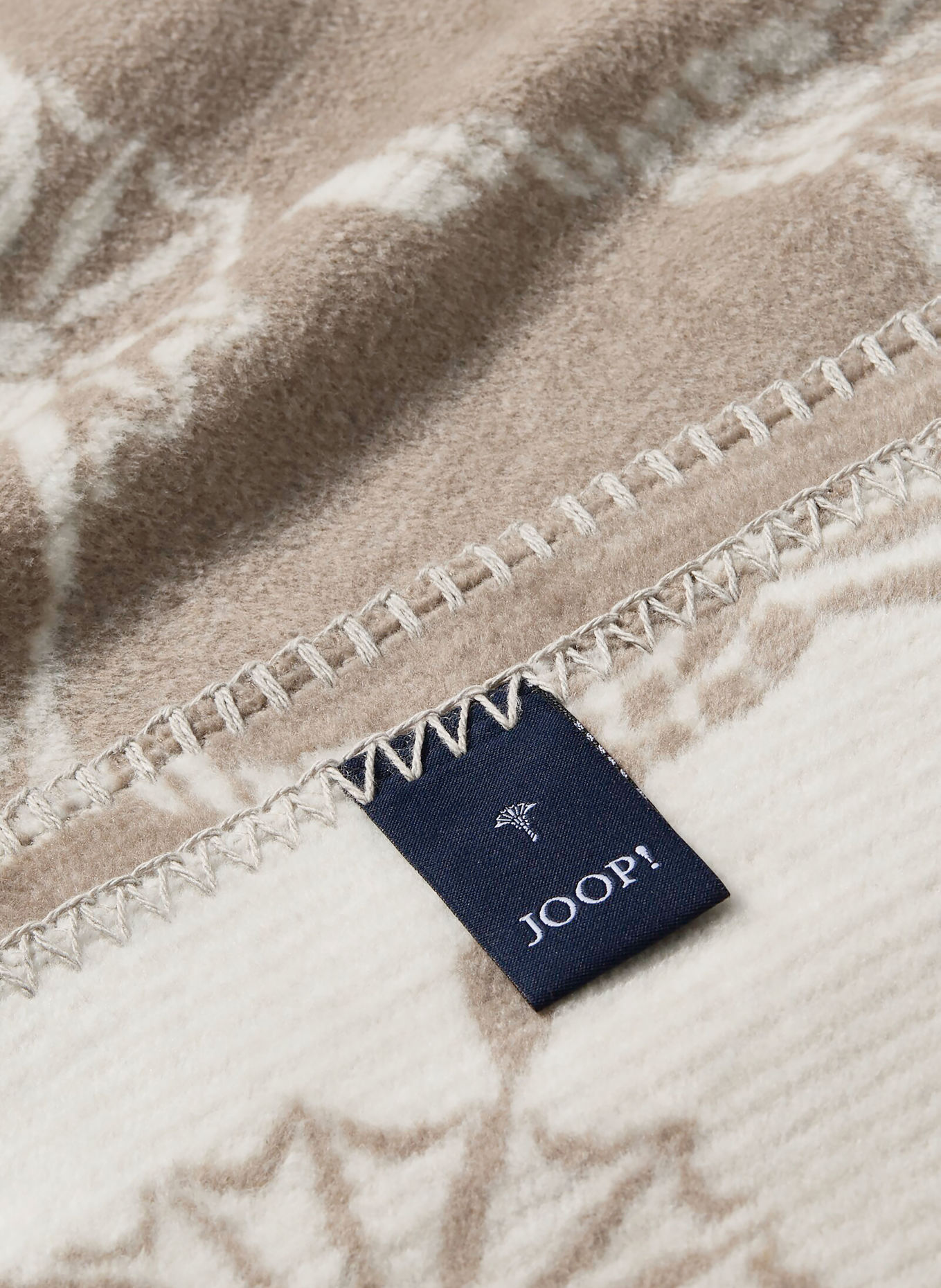 JOOP! Plaid: BEIGE / CREME