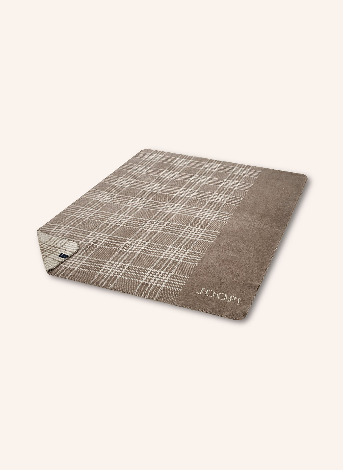 JOOP! FRAMES Throw blanket: BEIGE / CREAM