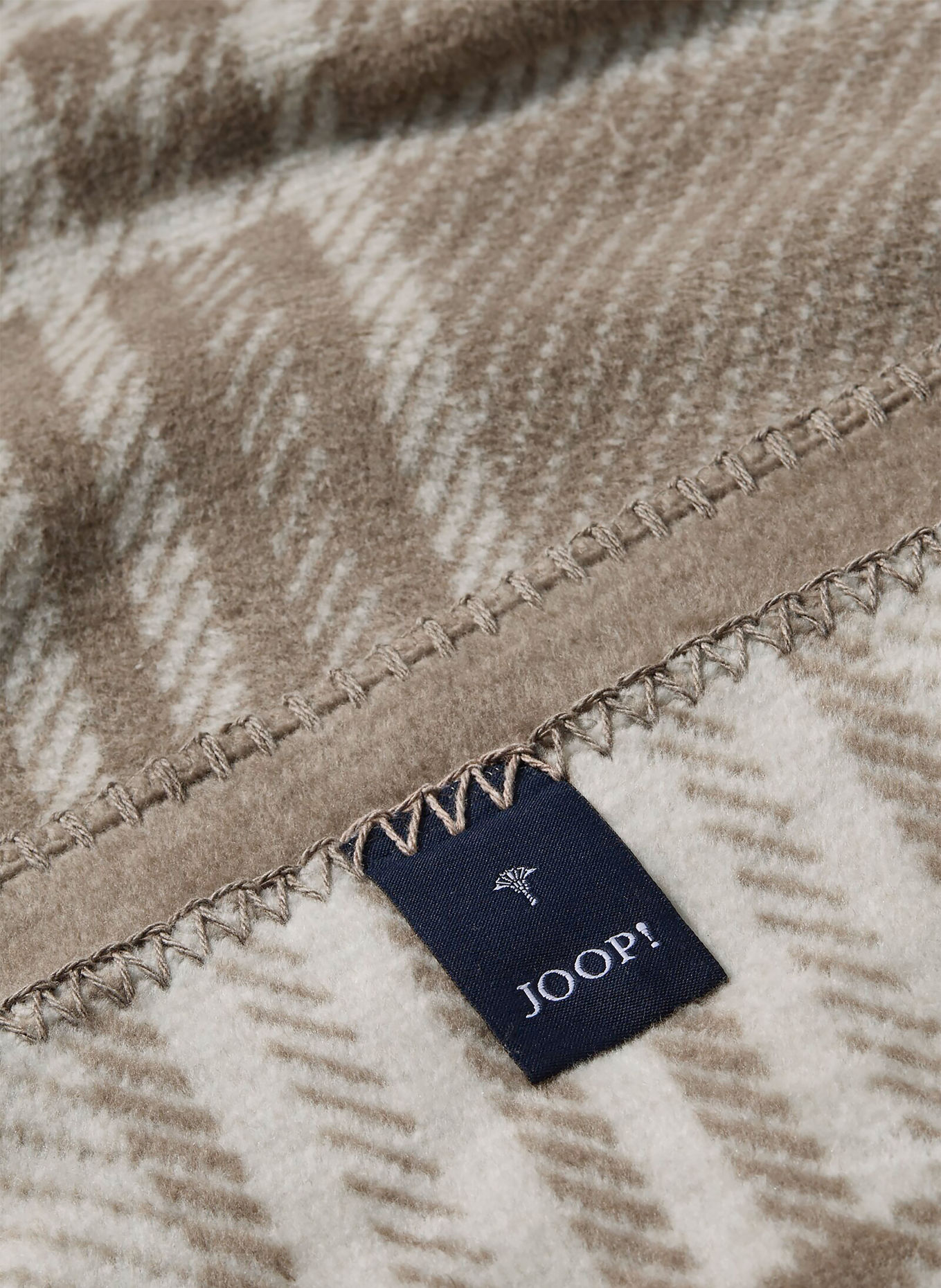 JOOP! FRAMES Throw blanket: BEIGE / CREAM