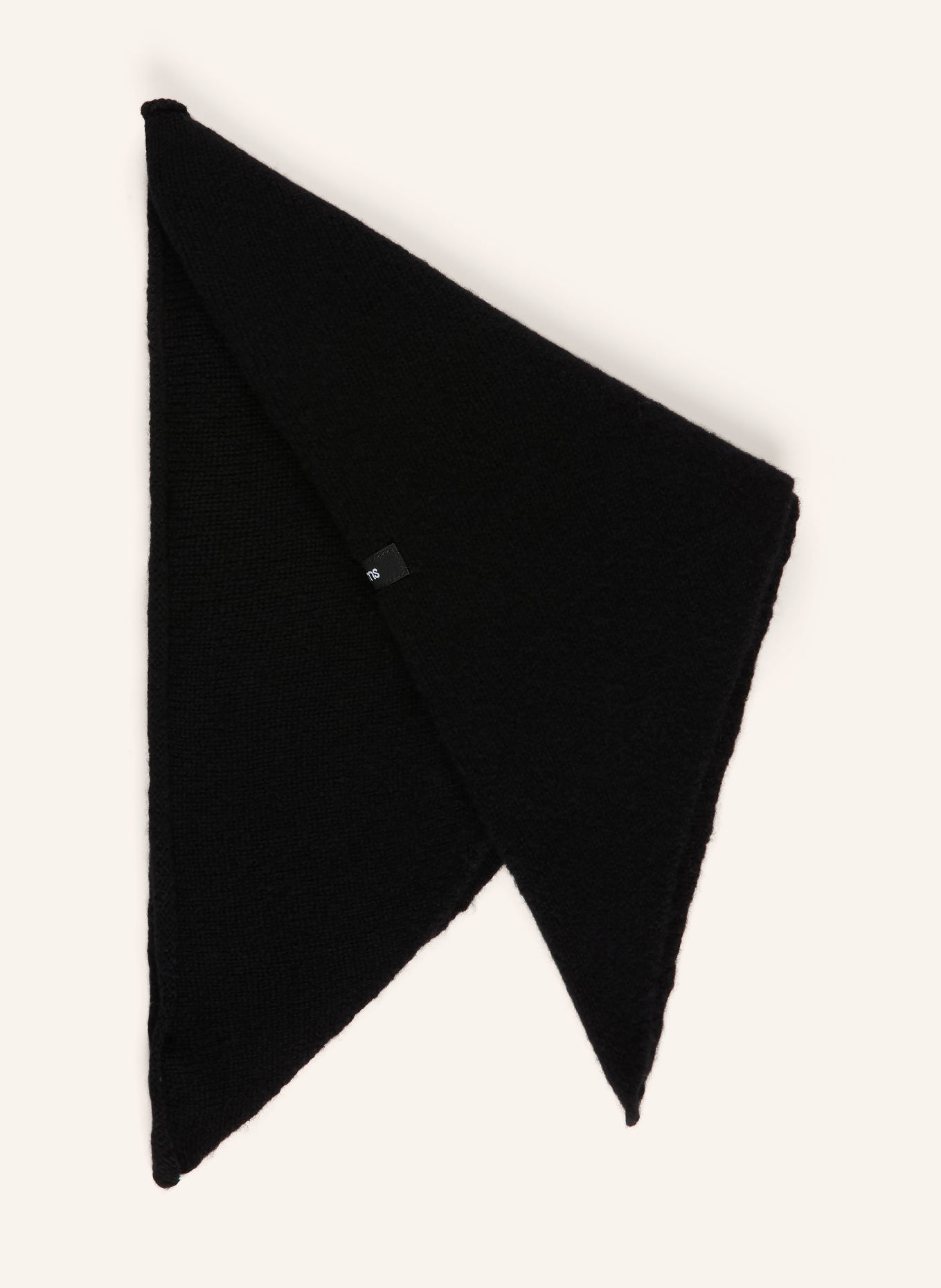black palms Dreieckstuch TRIANGLE: SCHWARZ