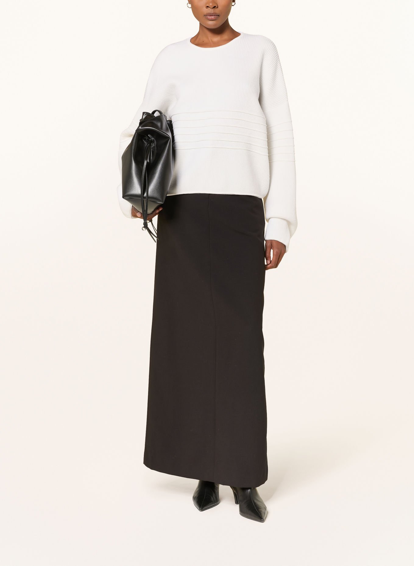 black palms Pullover VILOH: WEISS