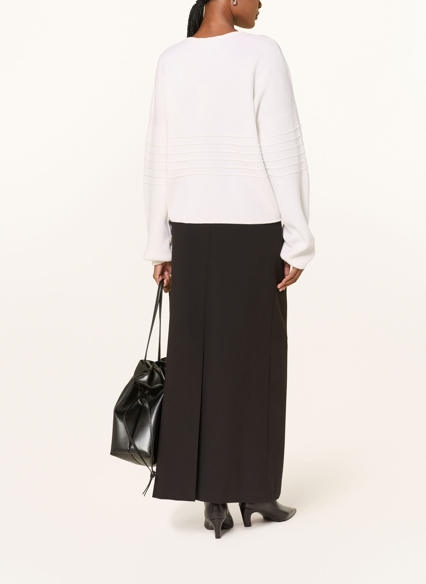 black palms Pullover VILOH: WEISS