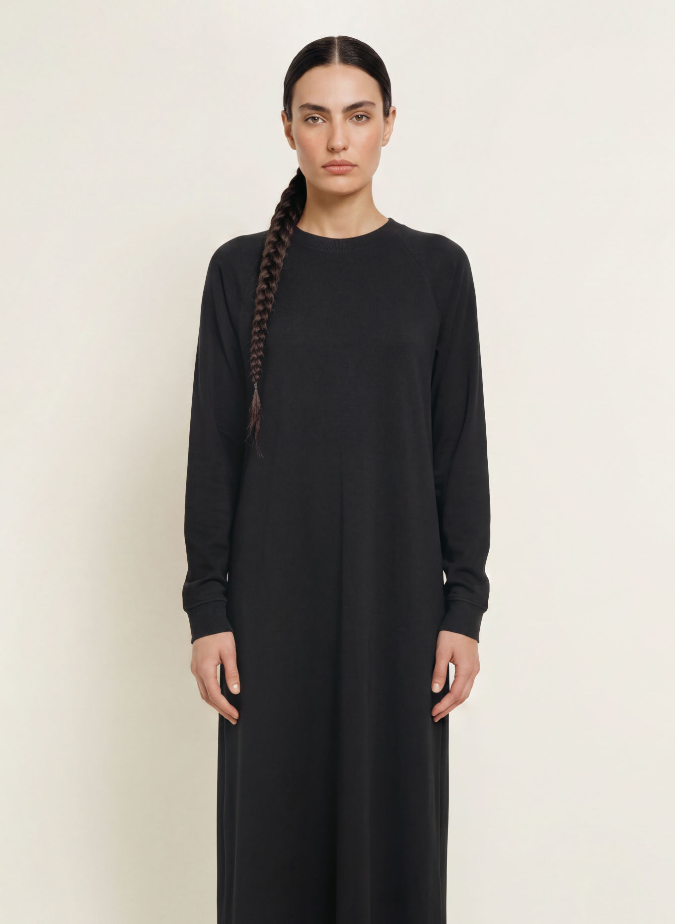 black palms Jerseykleid BP ICONIC 025: SCHWARZ