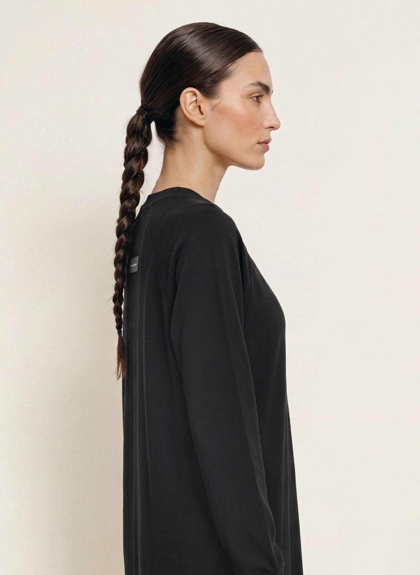 black palms Jerseykleid BP ICONIC 025: SCHWARZ