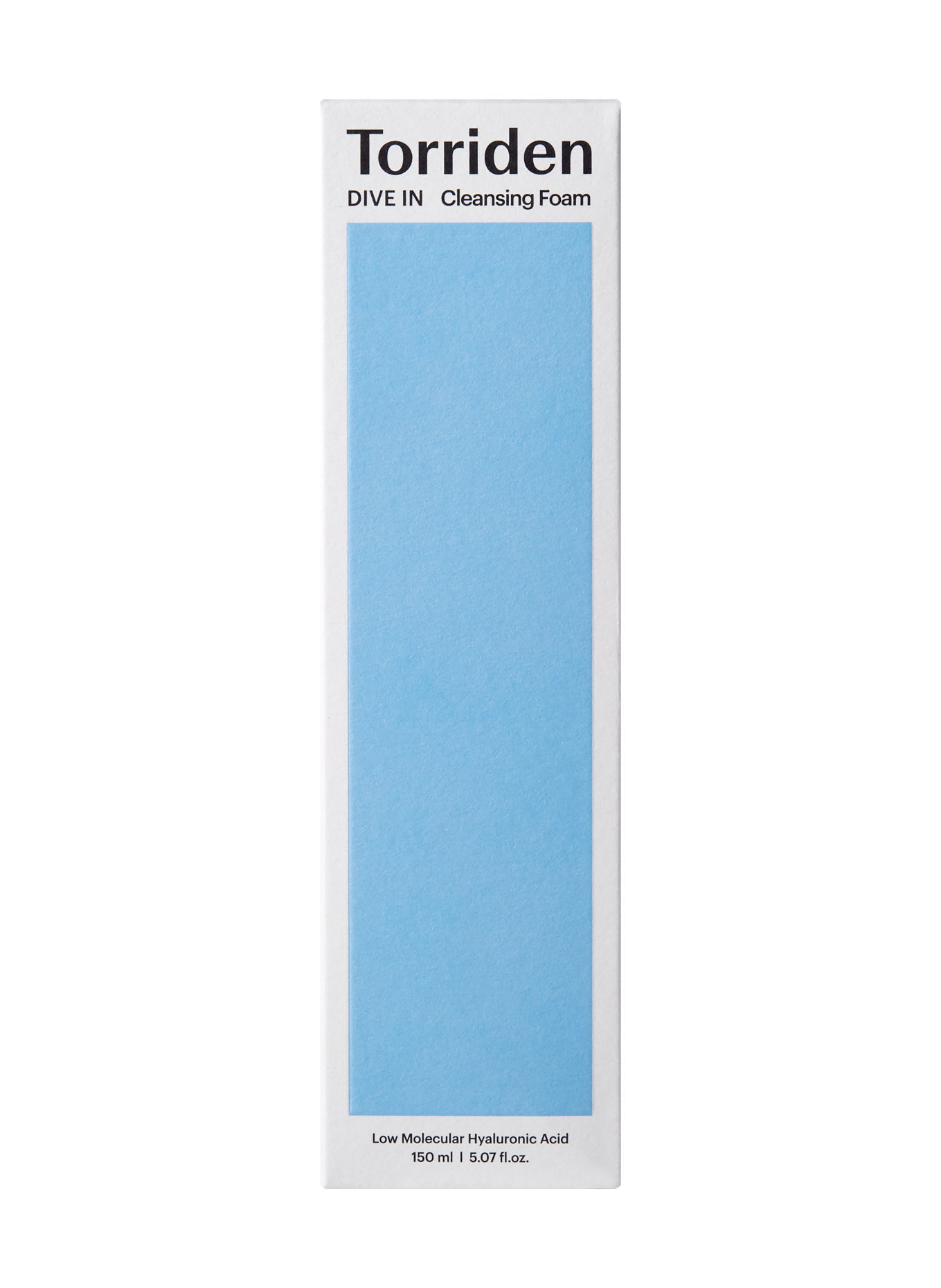 TORRIDEN DIVE-IN LOW HYALURONIC ACID CLEANSING FOAM