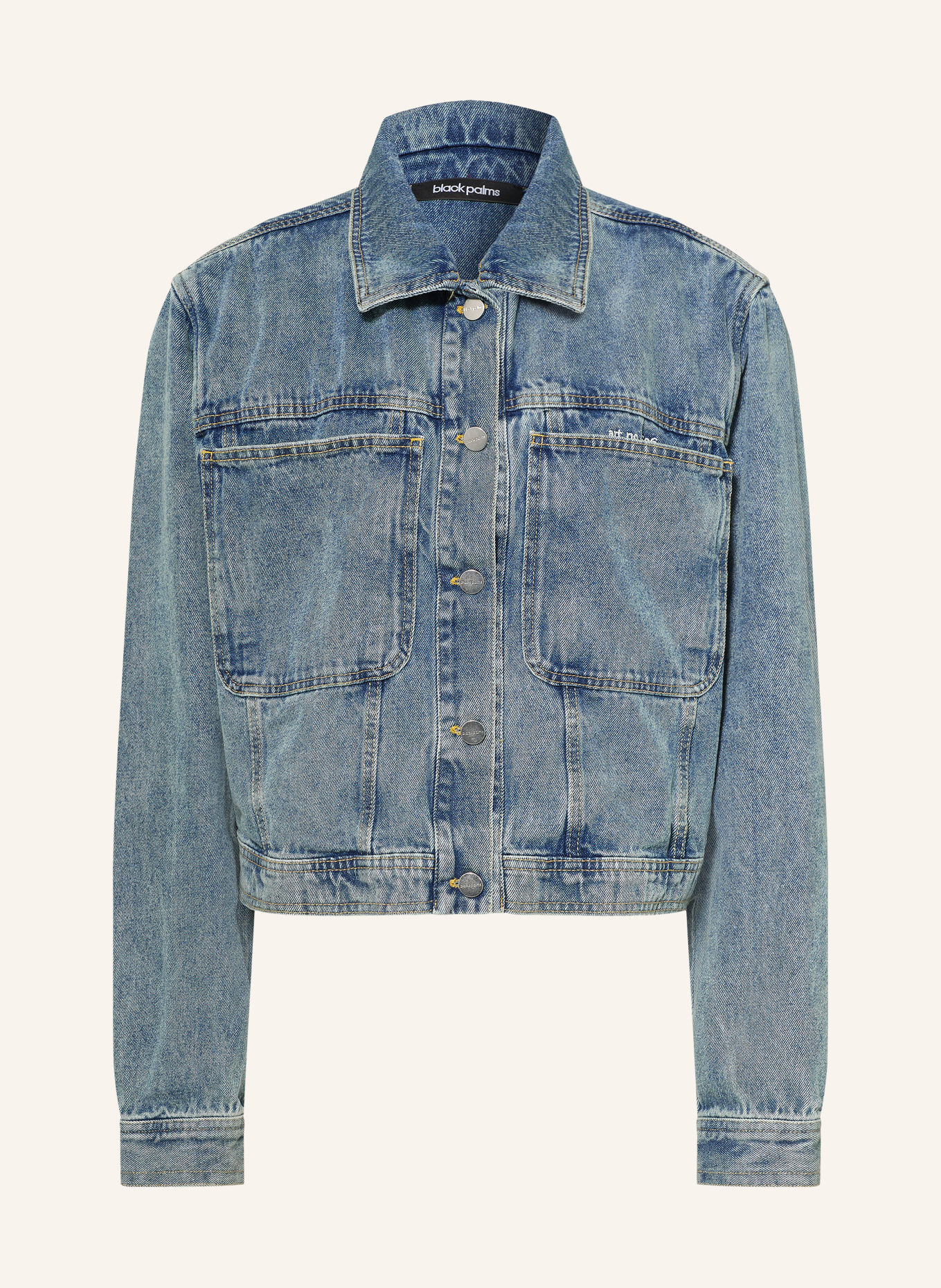 black palms Jeans Jacket JEANY 2606: VINTAGE BLUE VINTAGE BLUE