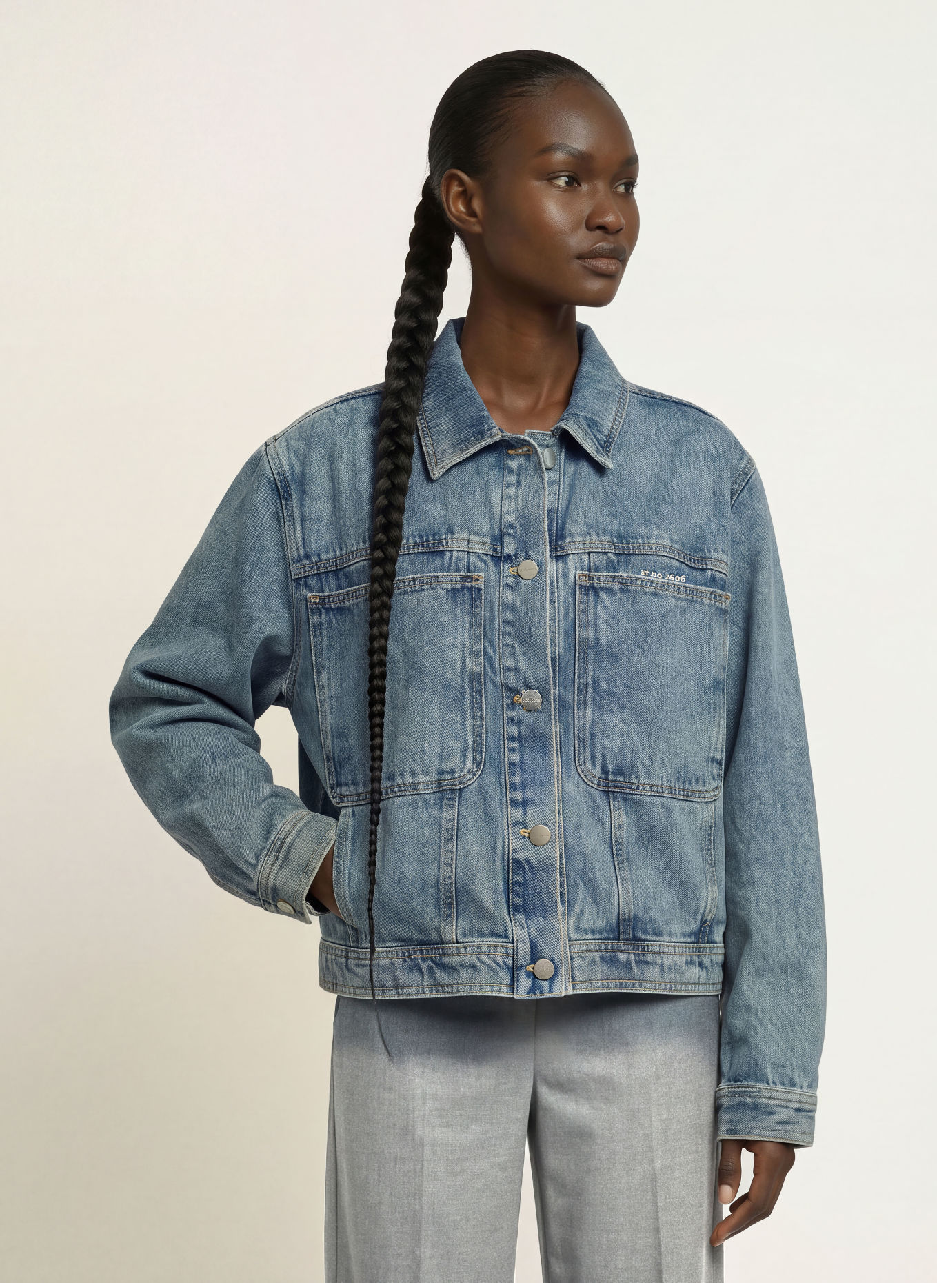 black palms Jeansjacke JEANY 2606: VINTAGE BLUE VINTAGE BLUE