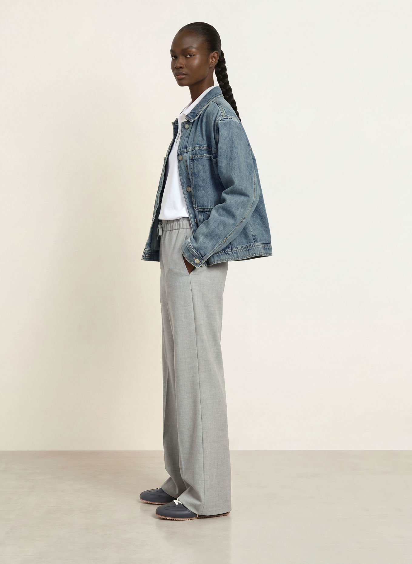 black palms Jeansjacke JEANY 2606: VINTAGE BLUE VINTAGE BLUE