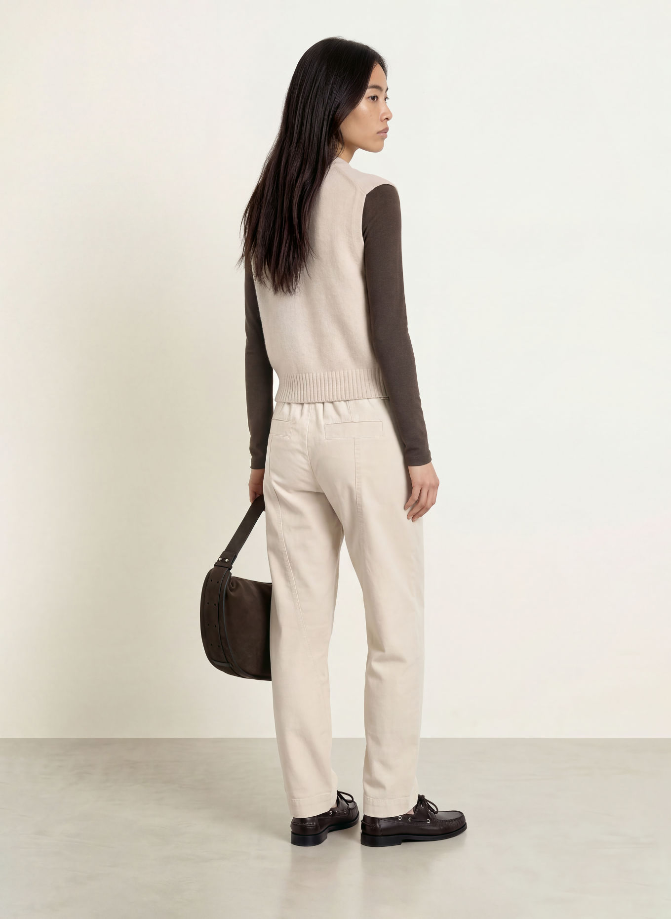 Marc O'Polo Gebreid vest: ECRU