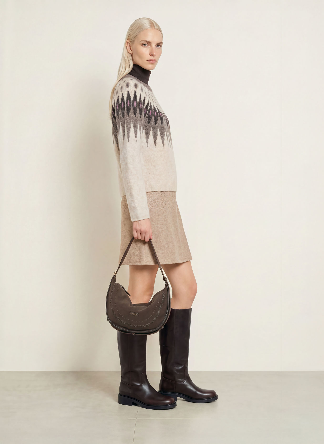 Marc O'Polo Wrap skirt: BEIGE