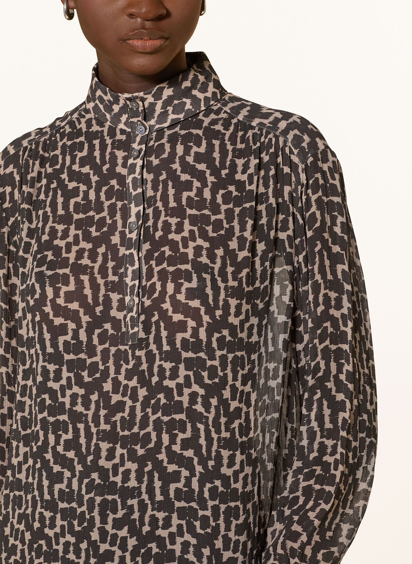 Marc O'Polo Chemisier: GRIS FONCÉ / TAUPE