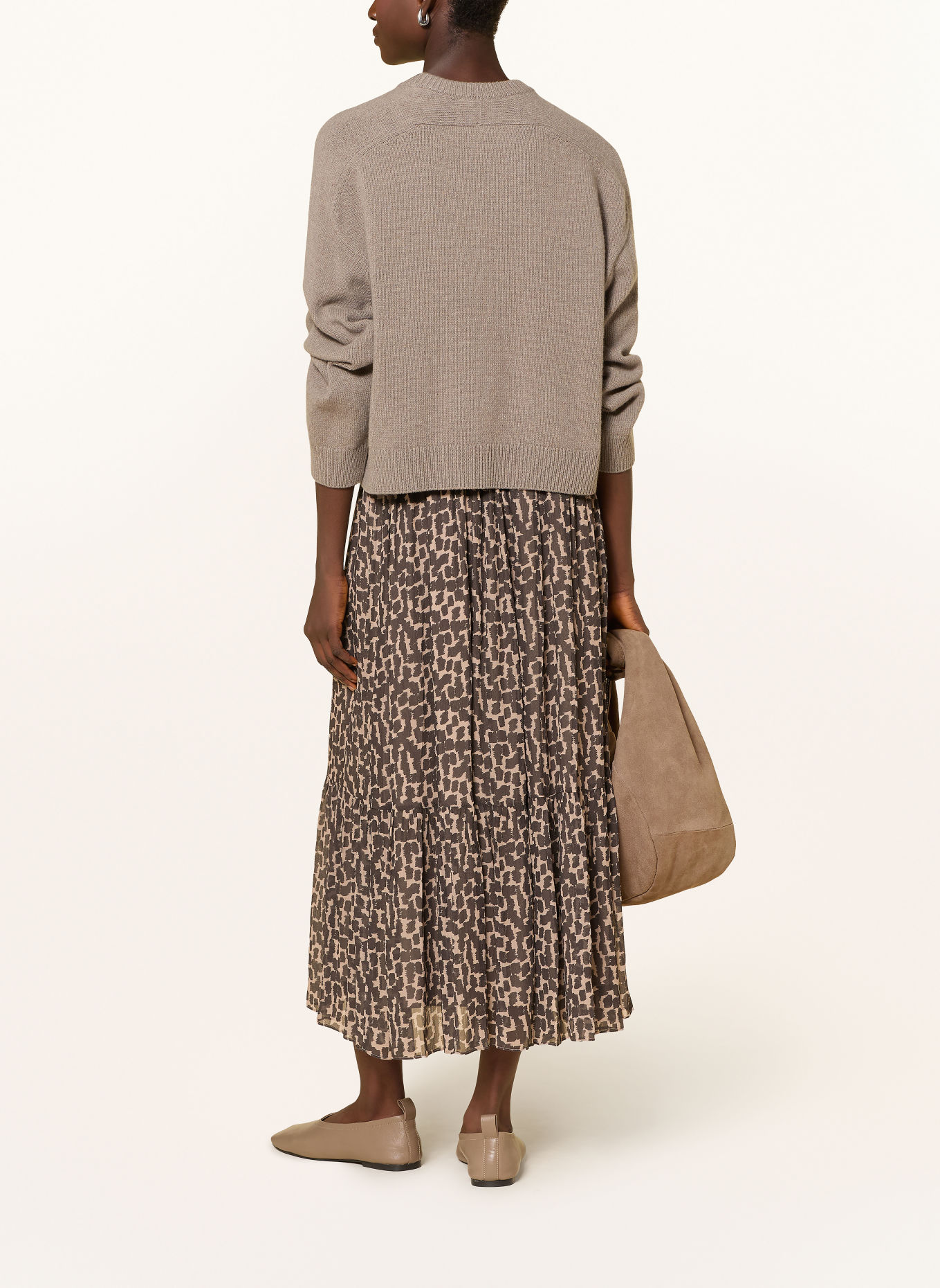 Marc O'Polo Skirt: DARK GRAY / TAUPE