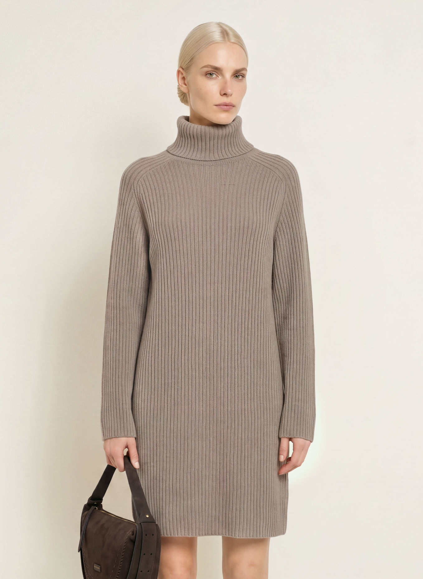 Marc O'Polo Strickkleid: TAUPE