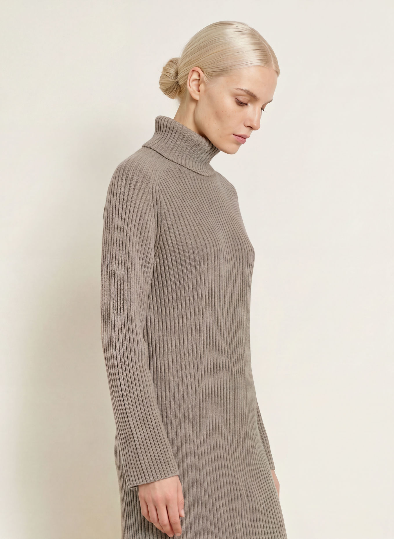 Marc O'Polo Strickkleid: TAUPE