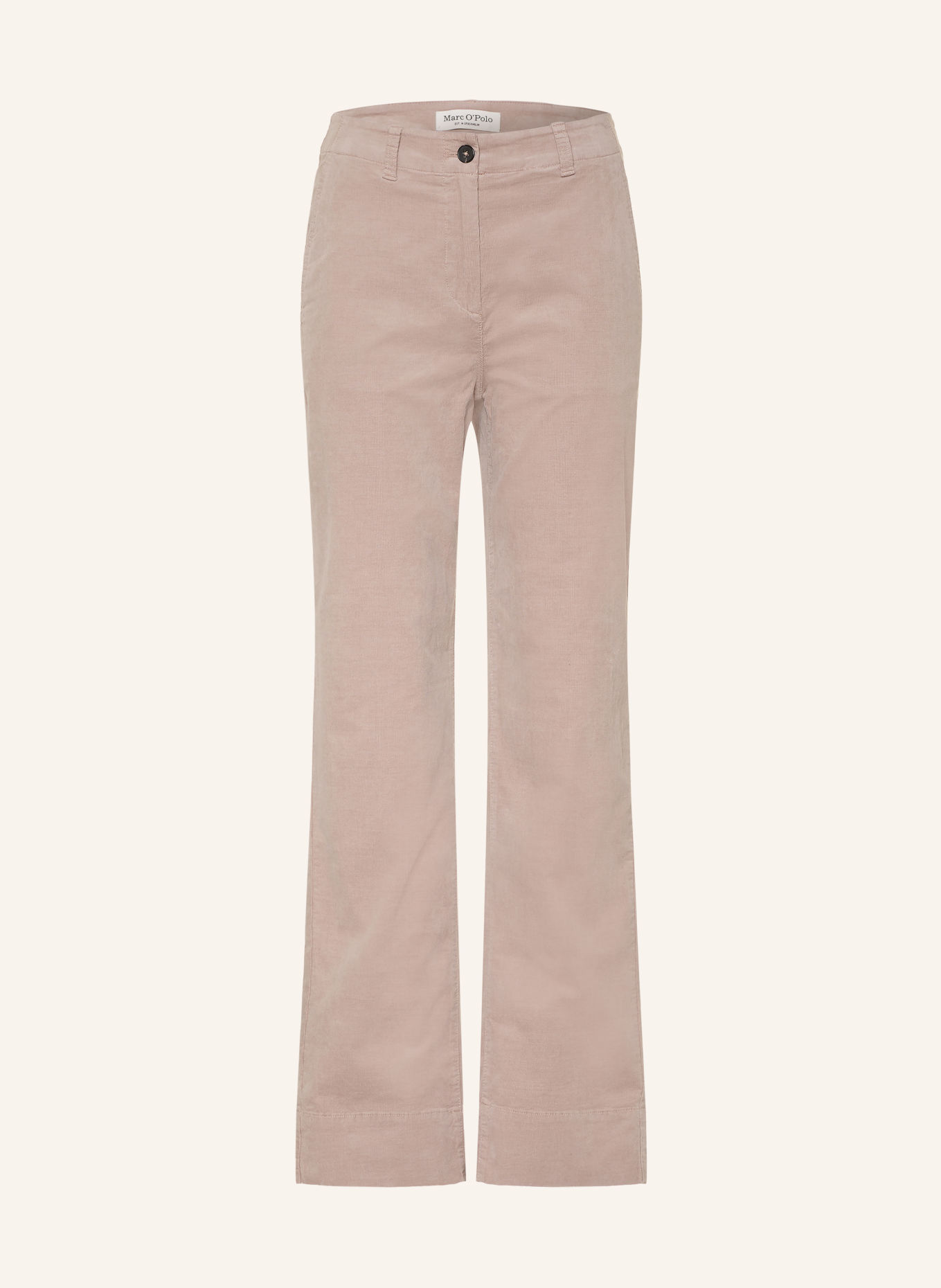 Marc O'Polo Pantaloni Marlene LANDE din velur: BEJ